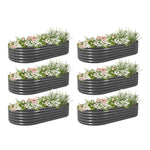18" Tall 8x4 ft Easy Assembly Raised Garden Beds (Set of 6) - Anleolife