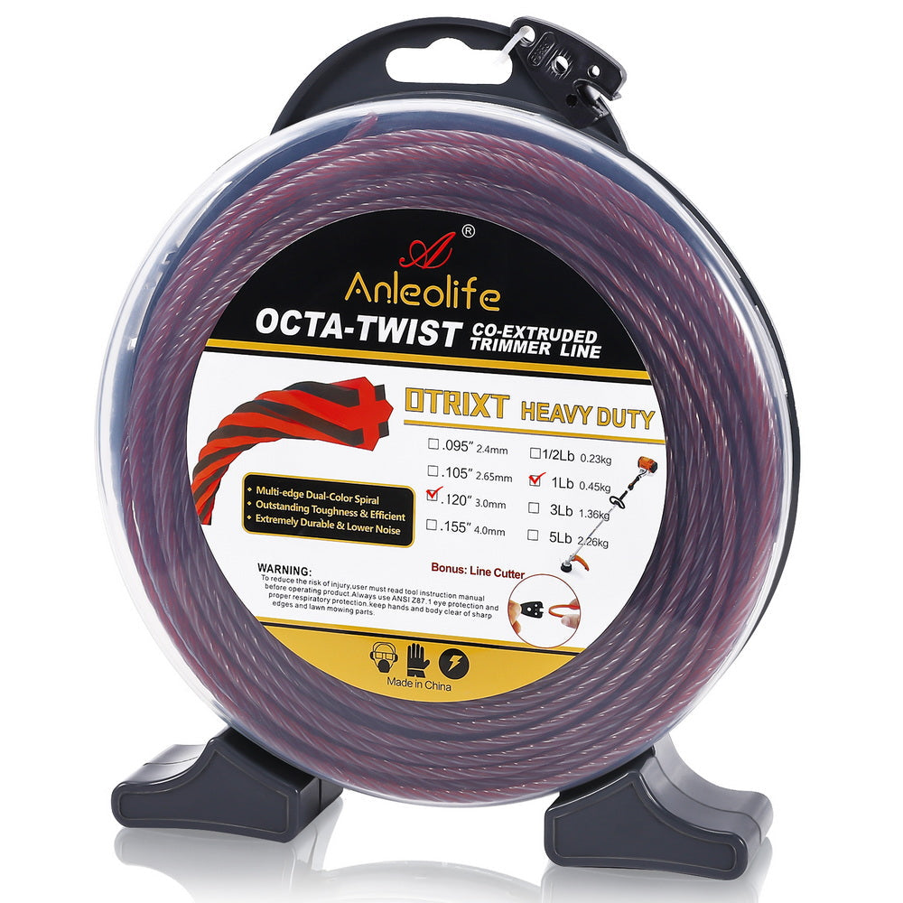 Octa-Twisted Trimmer Line .120-Inch - Anleolife