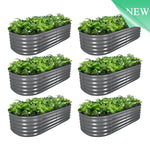 18" Tall 6x2 ft Heavy Duty Raised Garden Beds (Set of 6) - Anleolife