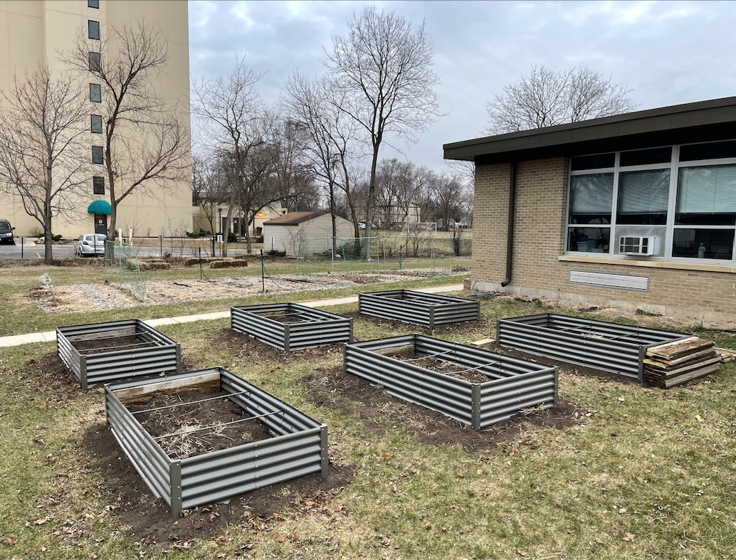 Set of 4: 8x4x1.5ft Grey Rectangular Galvanized Modular Metal Raised Garden Bed - Anleolife