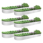 18" Tall 12x3 ft Modular Raised Garden Beds (Set of 6) - Anleolife