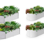 18"–24" Tall Rust-Resistant Raised Garden Beds (Set of 4) - Anleolife