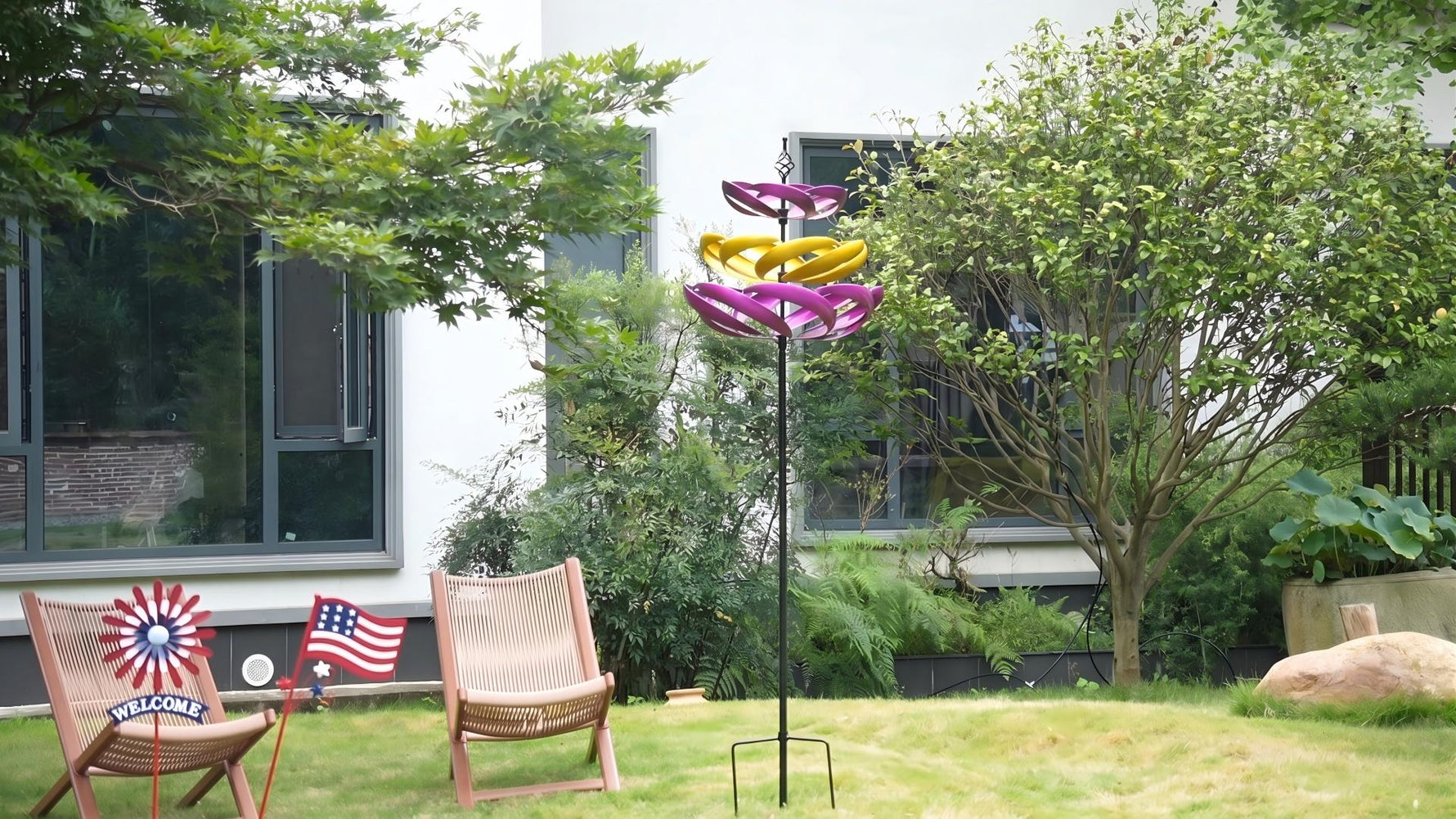 3D Lotus Garden Wind Spinner Assembly Video | Anleolife