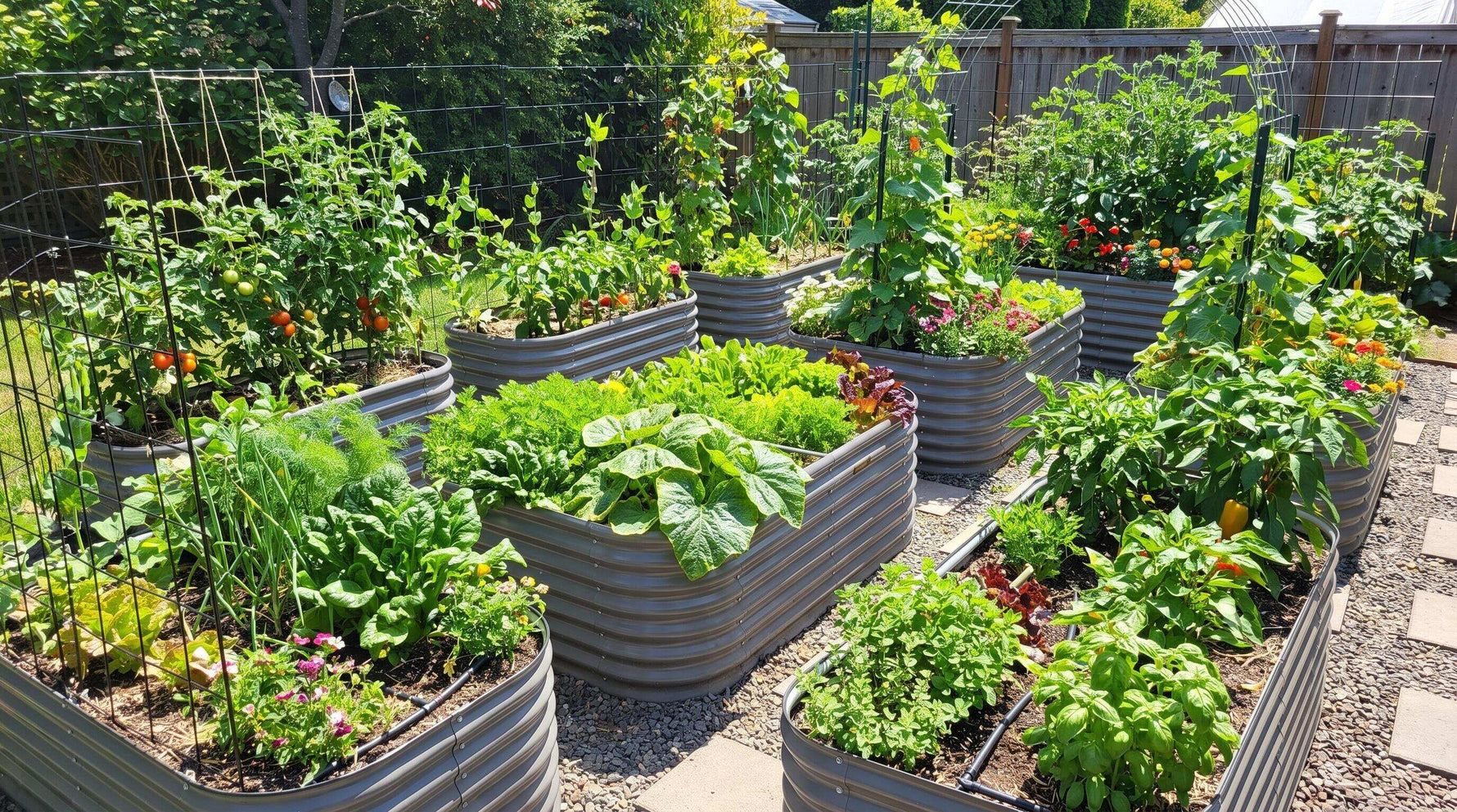 Maximizing Sunlight and Space in a Compact Backyard Garden Design for This Growing Season