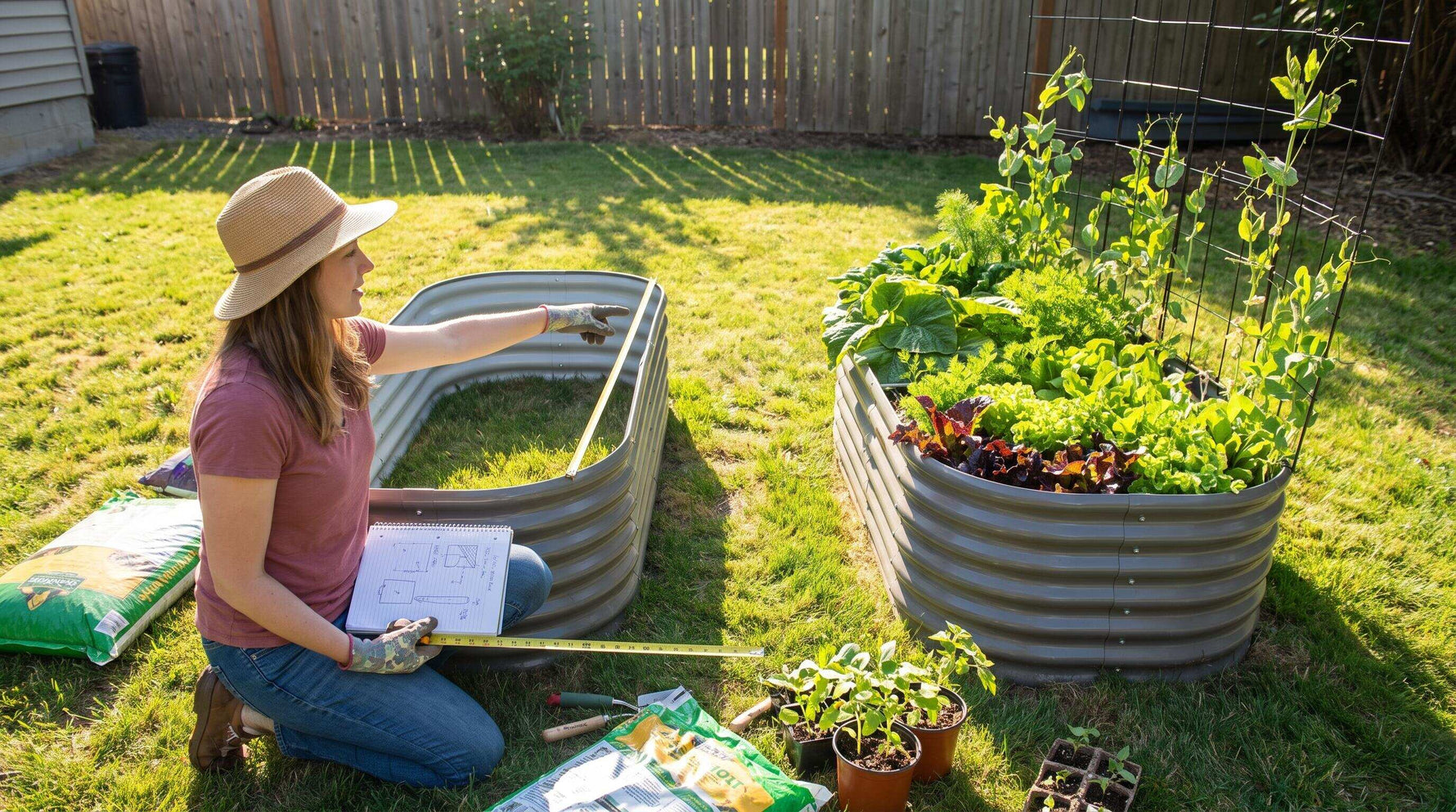 A Beginner's Roadmap to Planning, Building, and Planting Your First Raised Bed