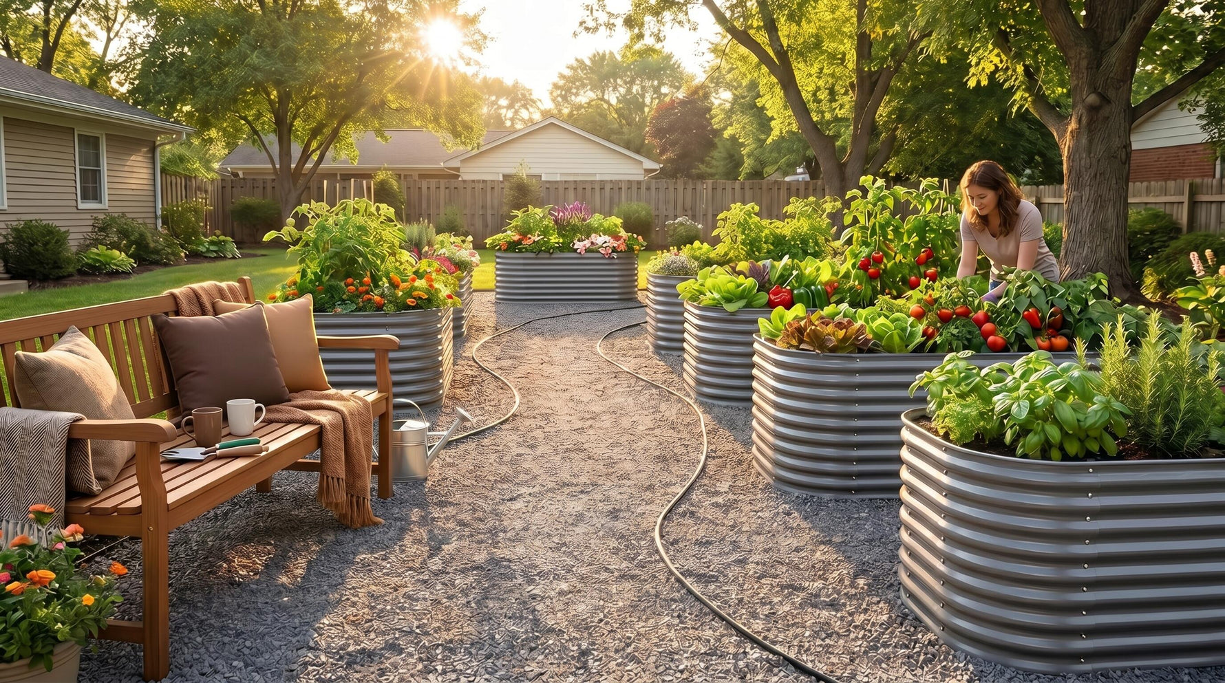 How to Design a Productive Backyard Garden Layout for a Small Lot