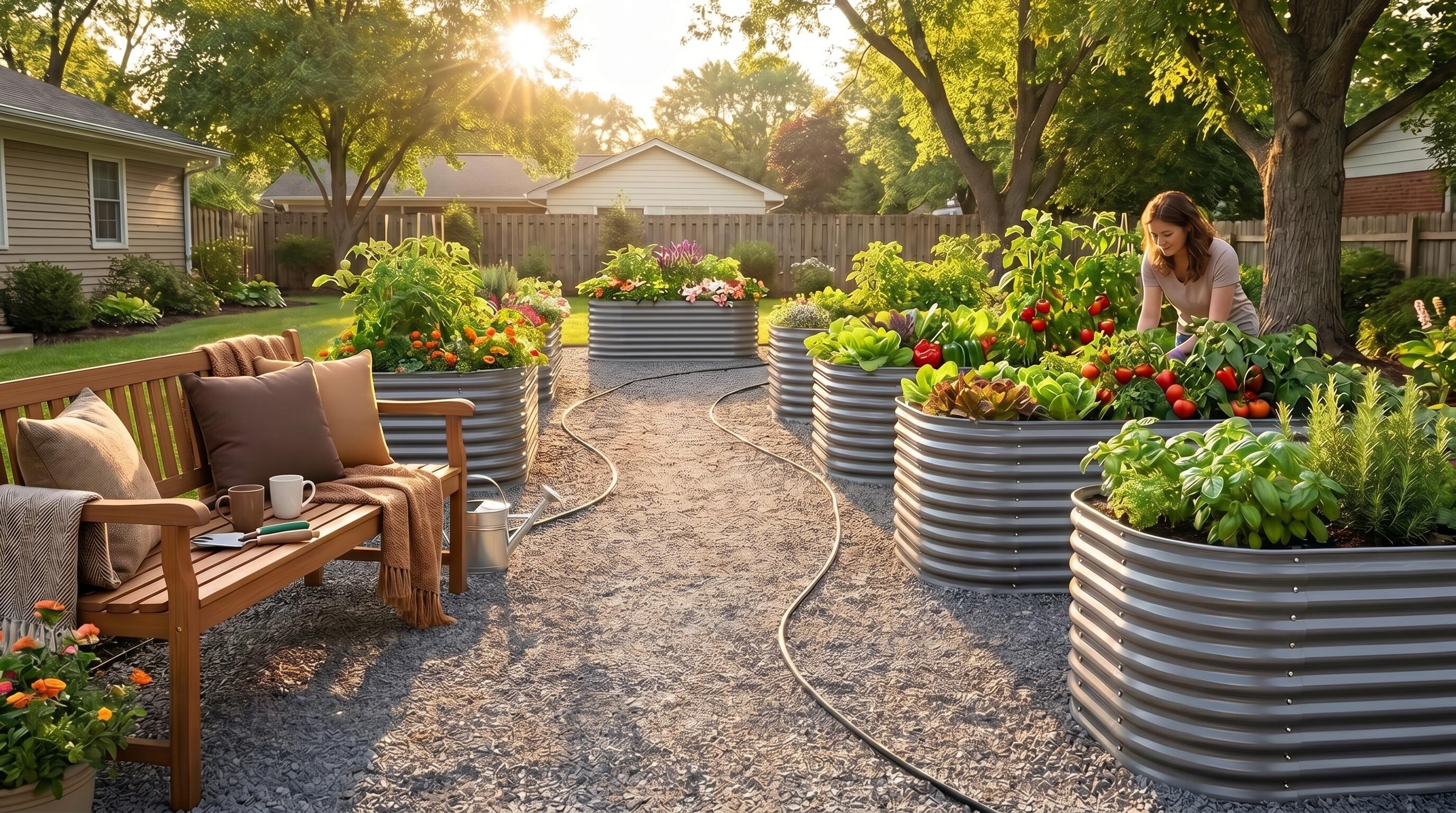 How to Design a Productive Backyard Garden Layout for a Small Lot
