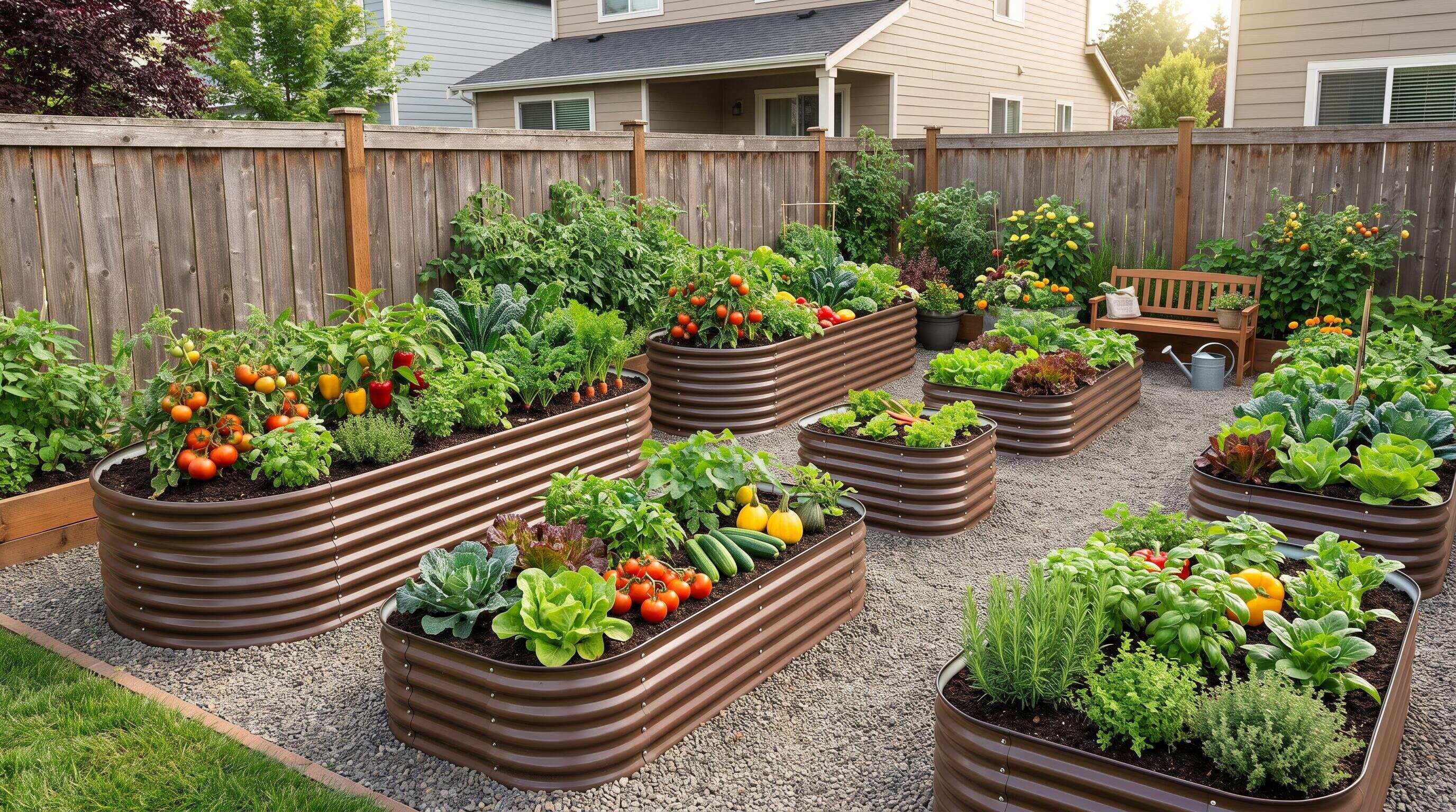 What's the Ideal Raised Garden Bed Size for a Compact Suburban Yard?