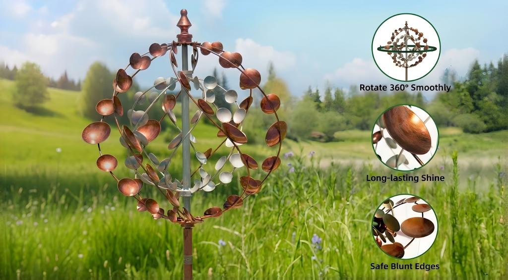 Kinetic Wind Spinners: How to Add Movement and Art to Your Garden Space This Season