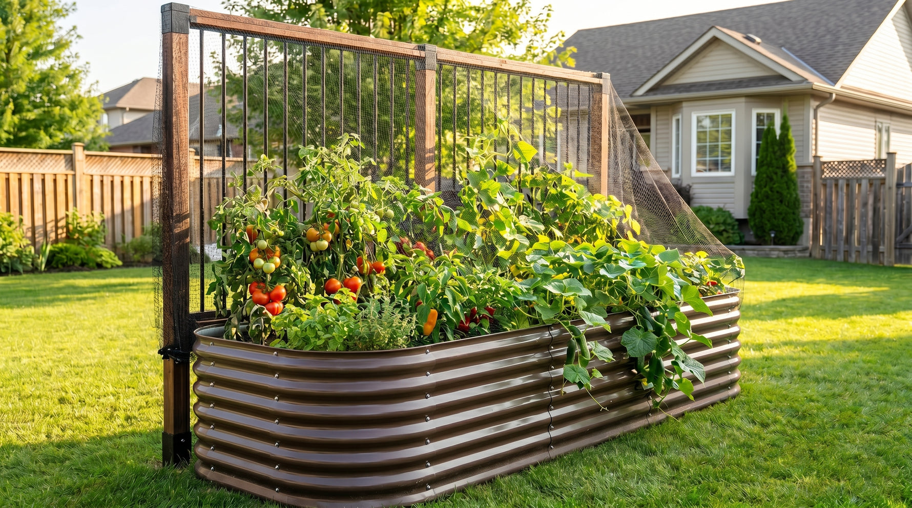 Trellis and Netting Setup Guide: Protecting Your Raised Garden Bed From Pests This Summer