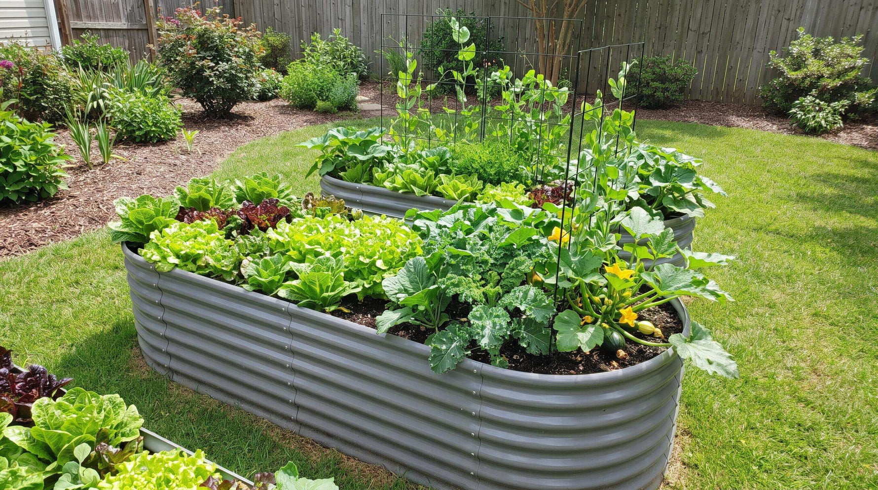 Are Metal Raised Garden Beds Safe for Growing Organic Vegetables?