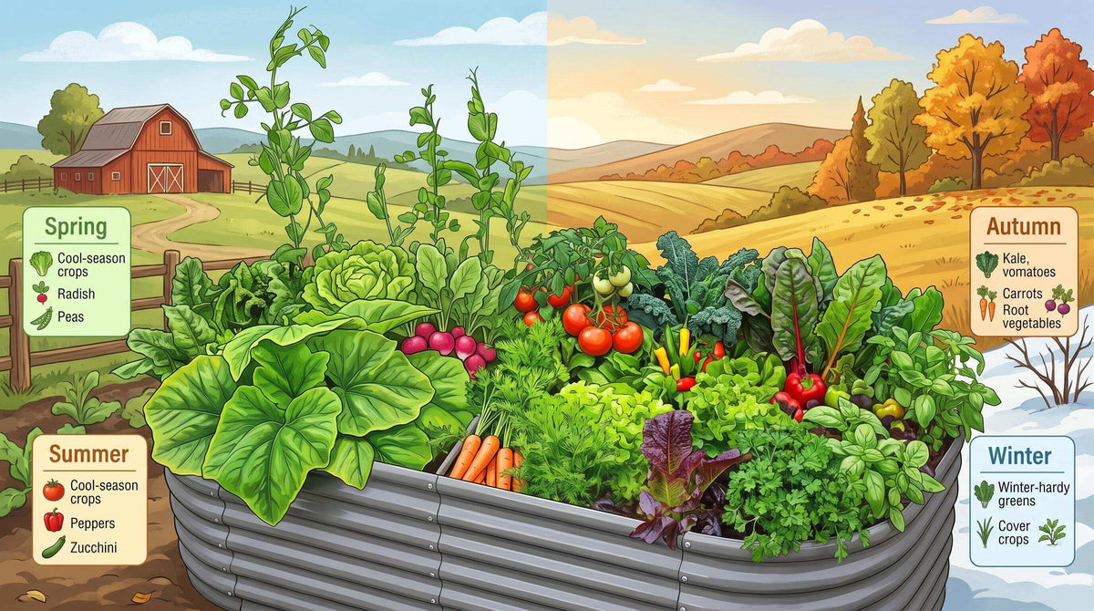 Seasonal Planting Calendars for Raised Bed Gardens This Year