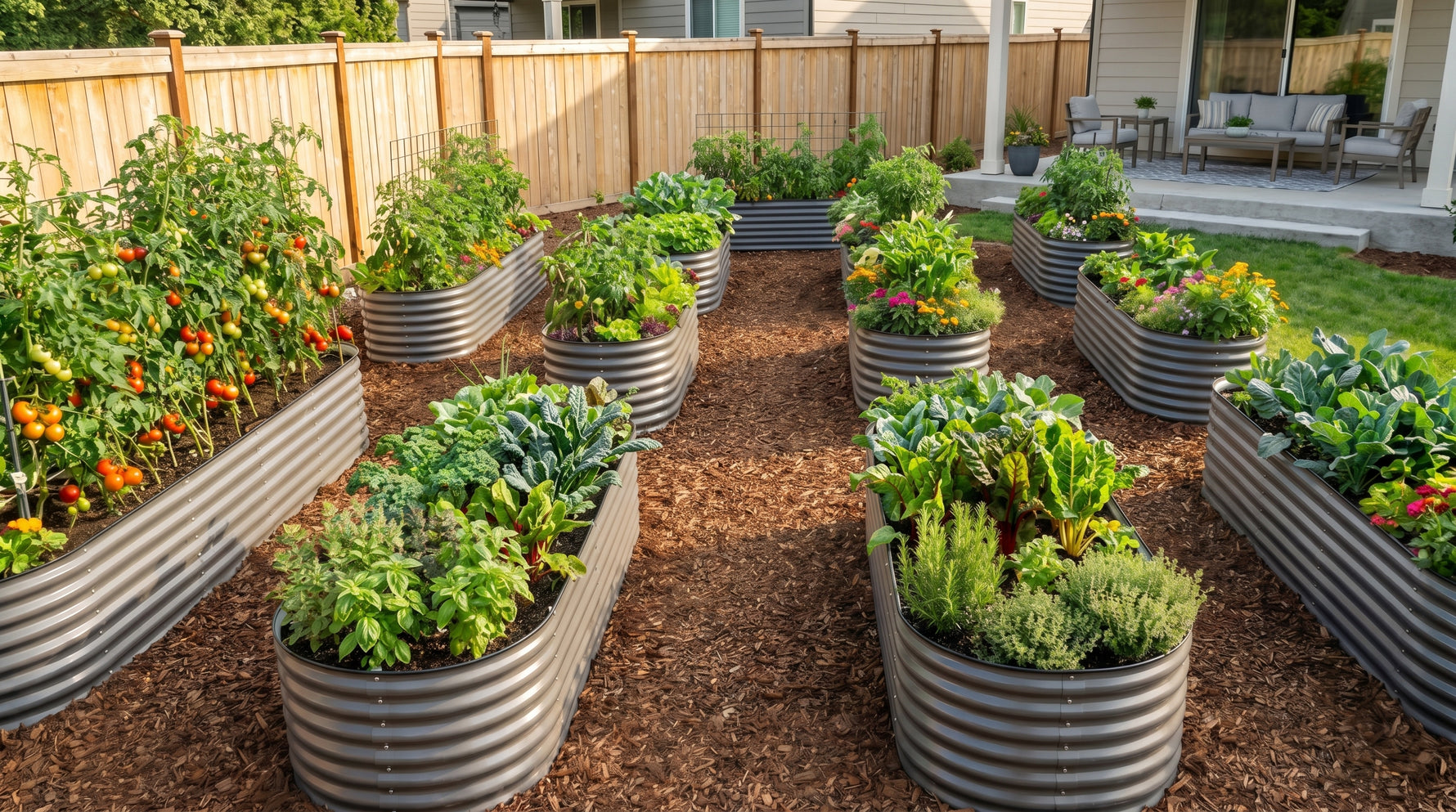 How to Create an Organized Multi-Bed Garden System in Your Backyard