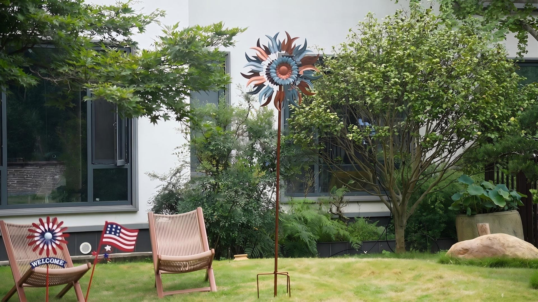 Retro Flame Metal Wind Spinner Assembly Video | Anleolife