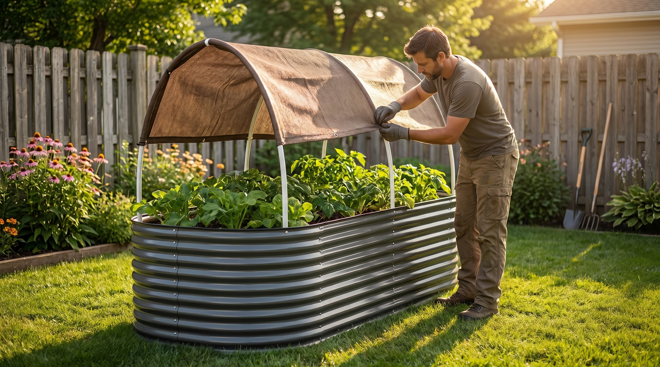 Summer Garden Bed Care: Preventing Overheating in Metal Raised Beds