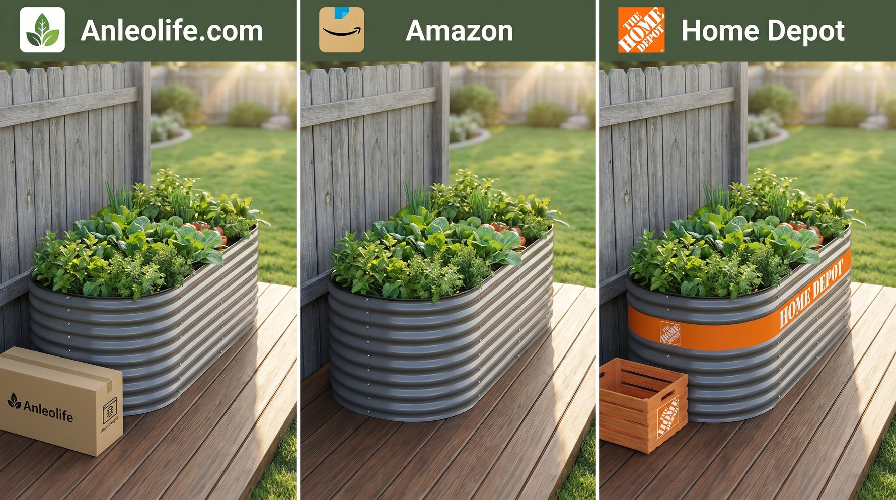 Where to Buy Anleolife Raised Garden Beds: Website vs. Amazon vs. Home Depot