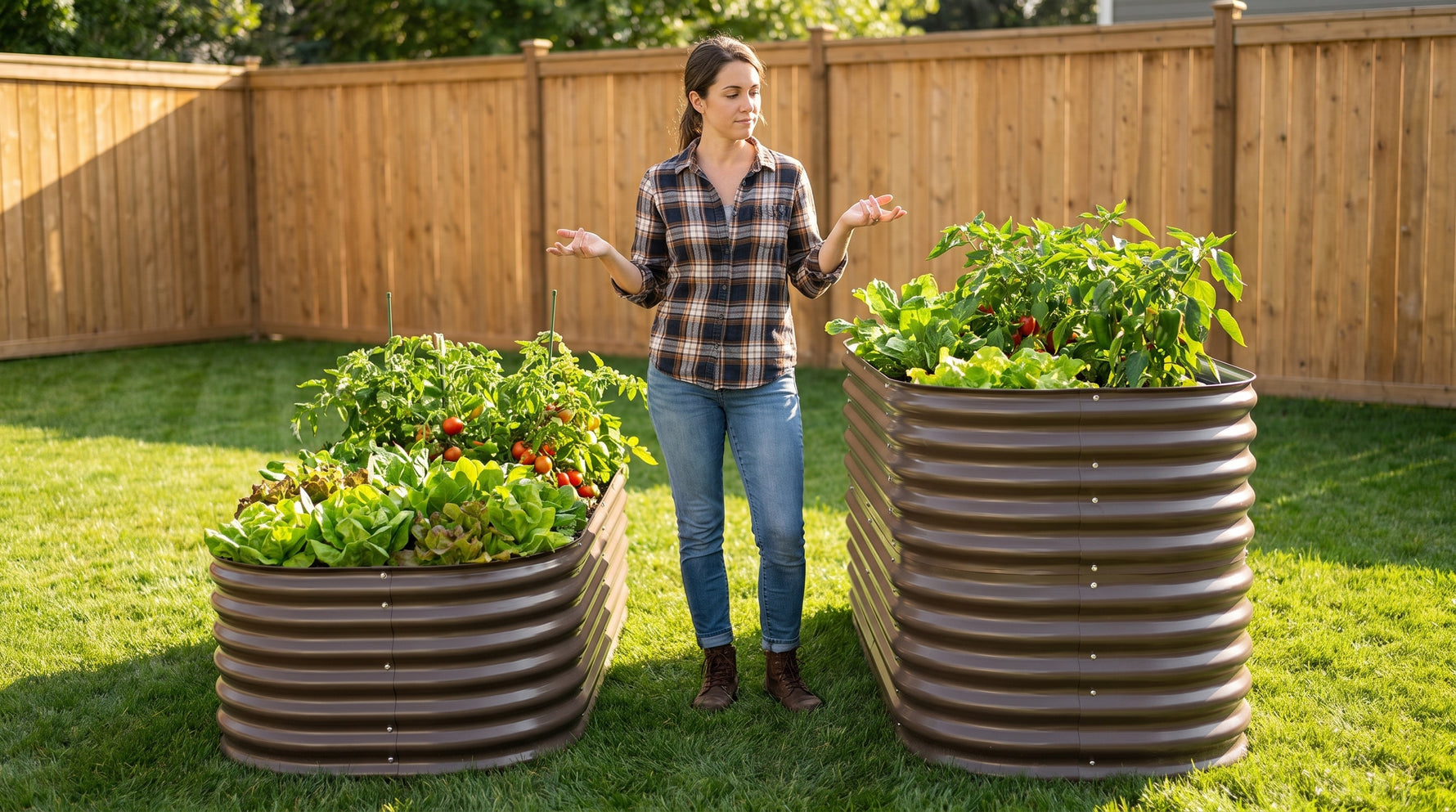 Choosing Between 18" and 35" Raised Garden Beds: A Height Comparison for Beginners