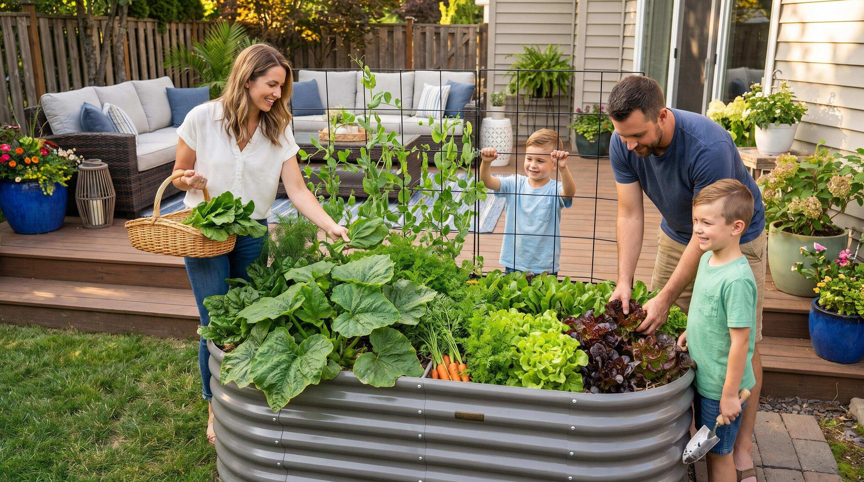 Best Fast-Growing Plants for a Family Raised Bed Project This Season