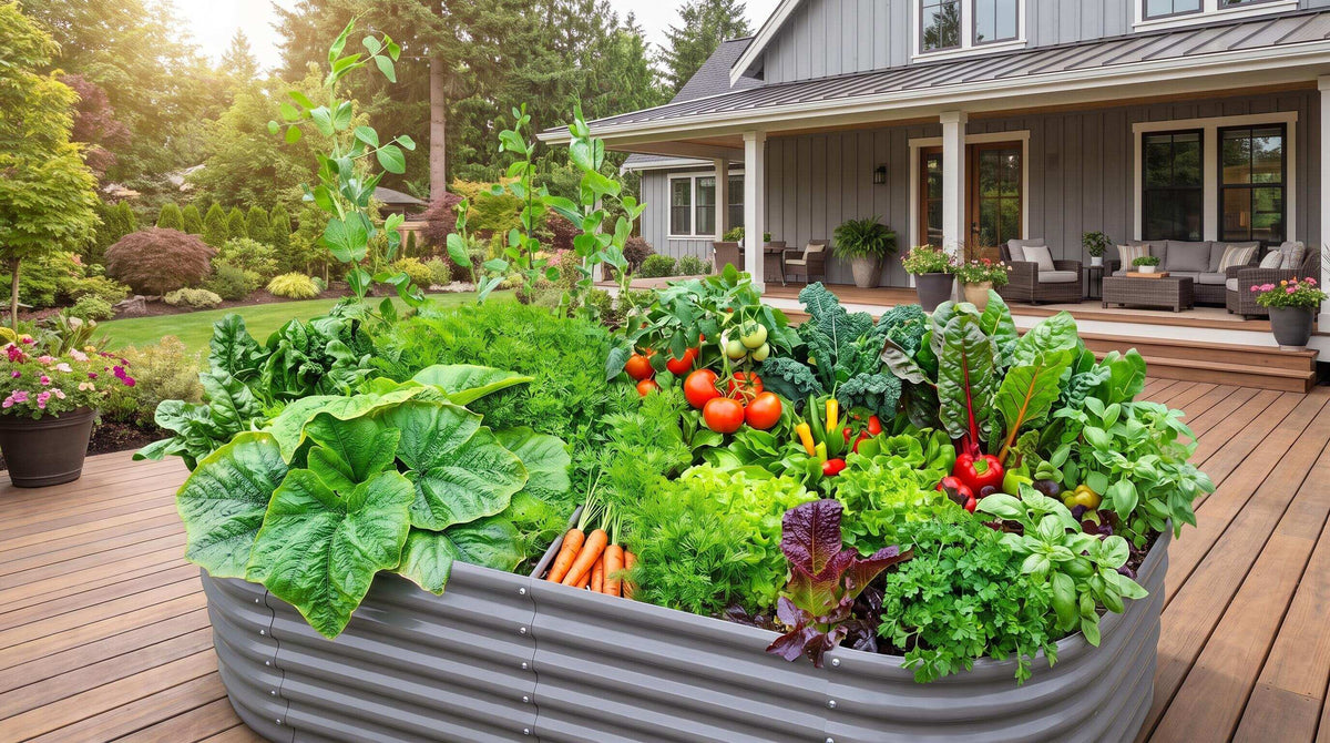 Choosing a Raised Garden Bed Color That Complements Your Landscaping
