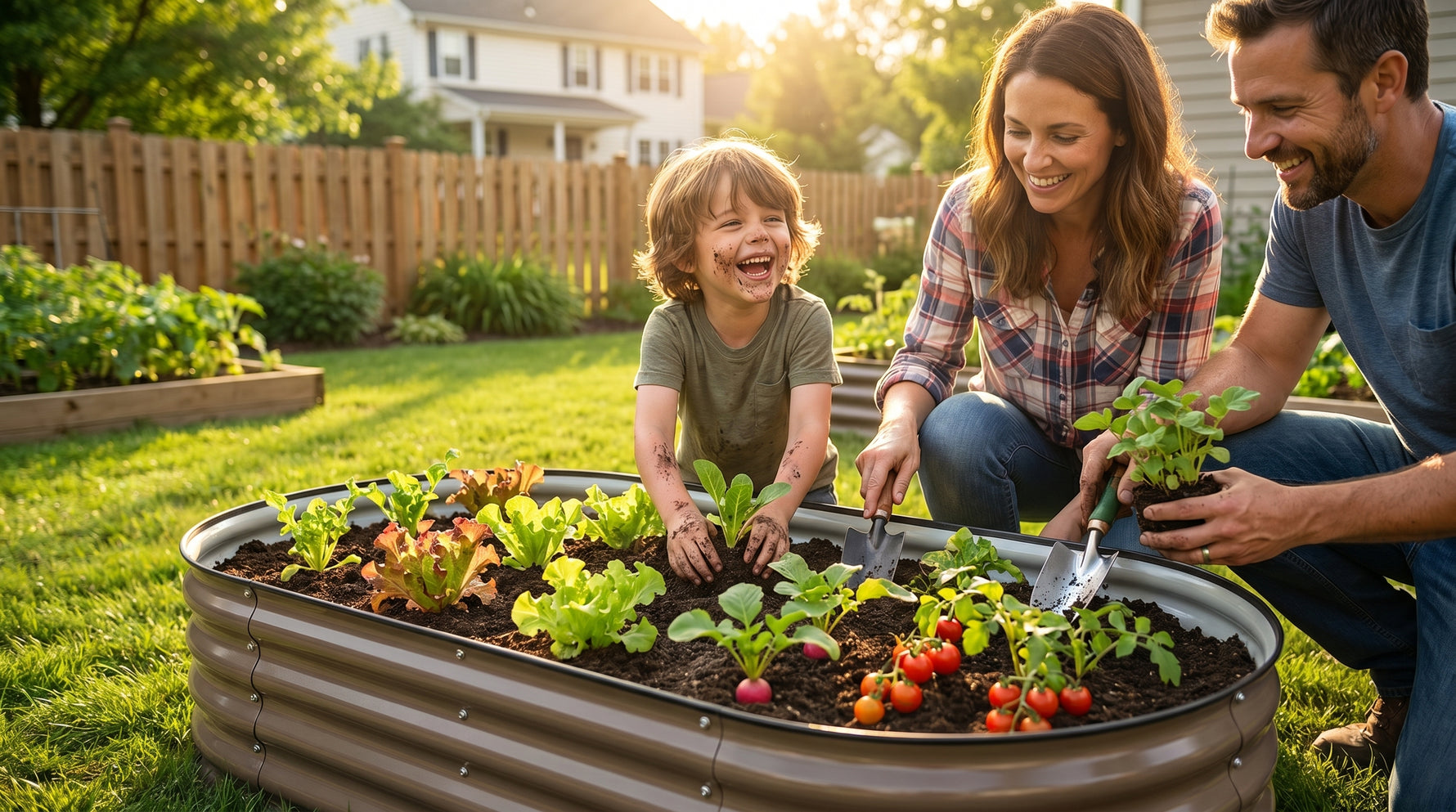 Best Beginner Vegetables for Children to Grow in Their Own Raised Bed