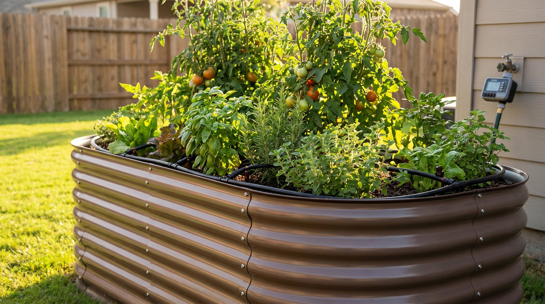 How to Automate Watering for Raised Garden Beds While You're Away on Vacation