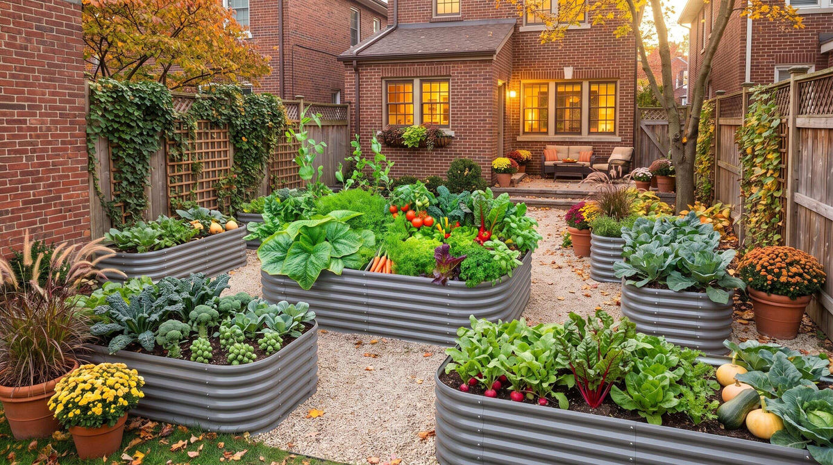 Designing a Multi-Bed Layout for a Small Urban Backyard This Fall