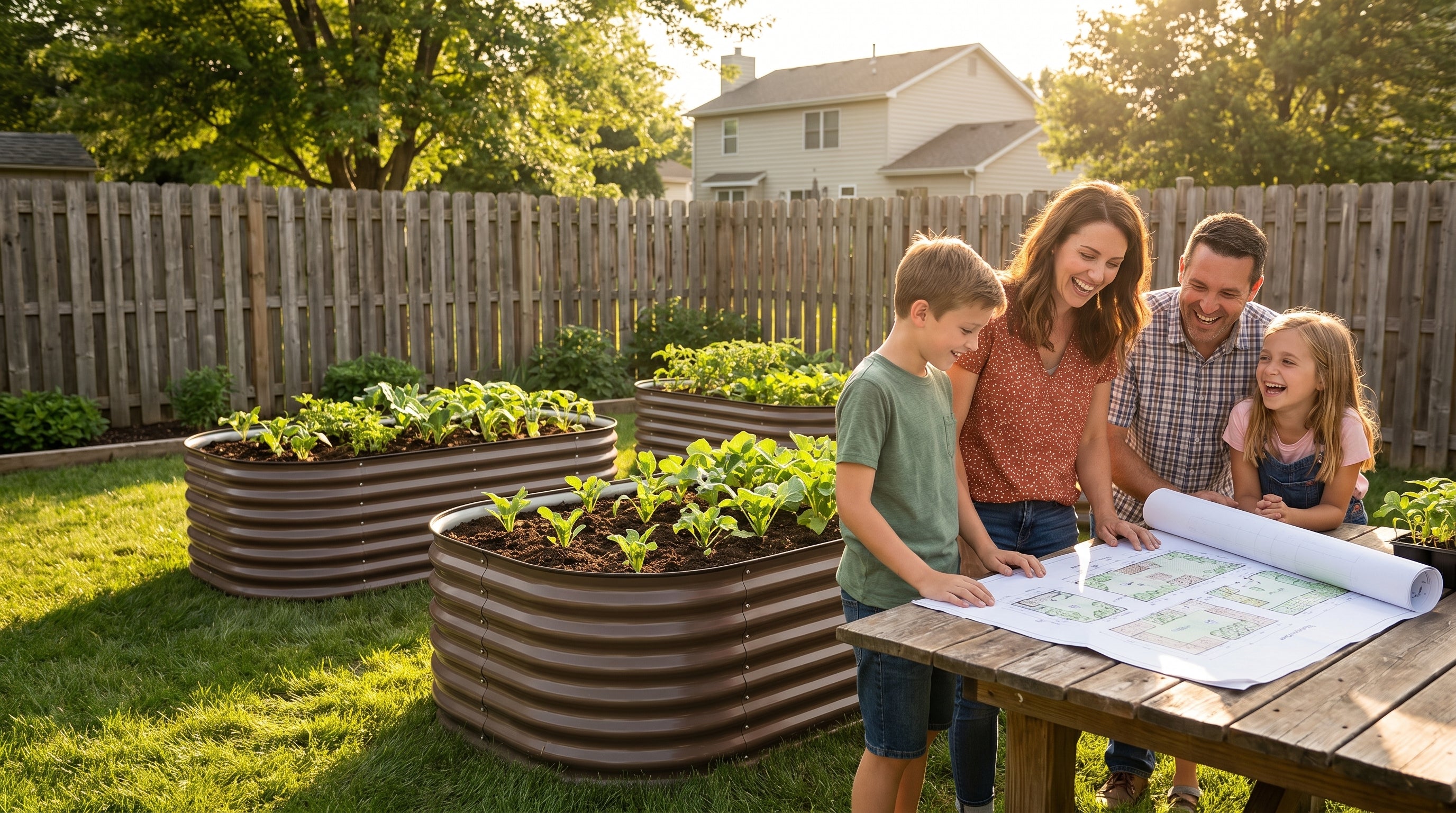How Many Raised Beds Do You Actually Need for a Family of Four?