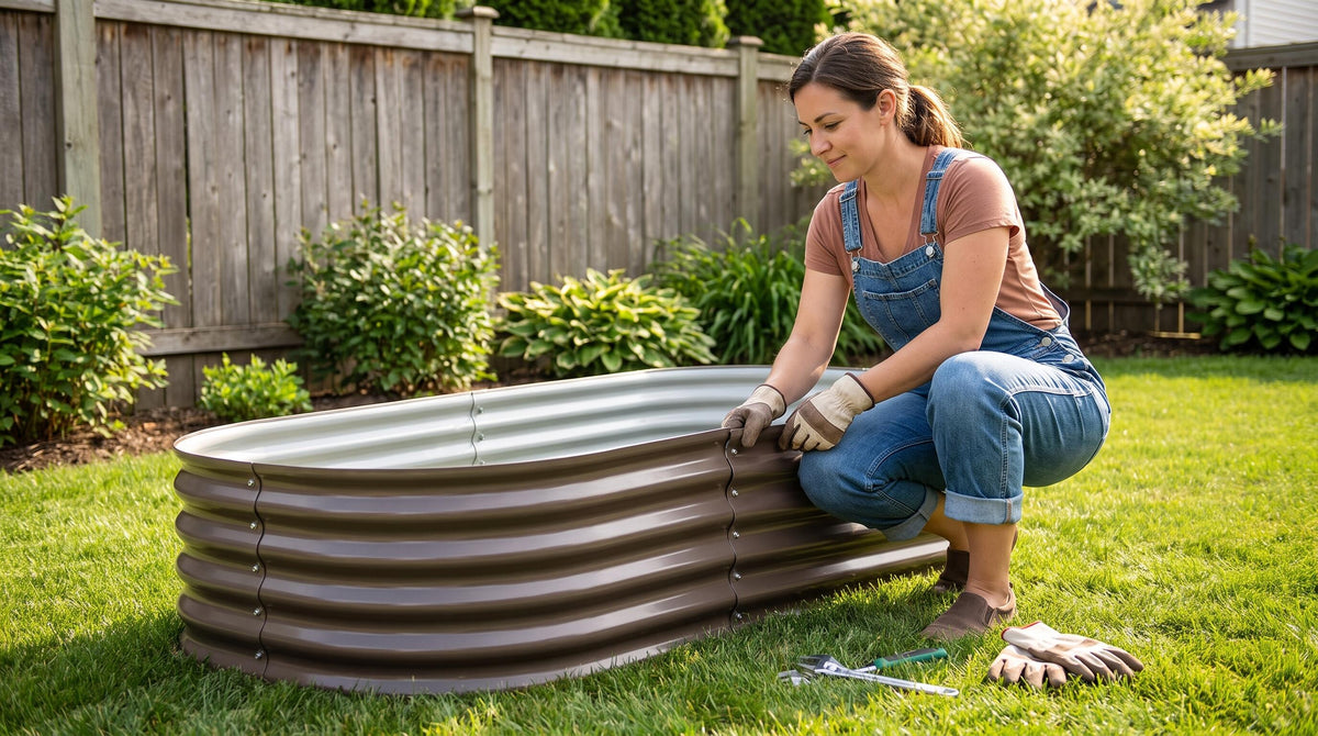 Step-by-Step First-Time Setup: Assembling a Galvanized Steel Raised Bed in Under an Hour