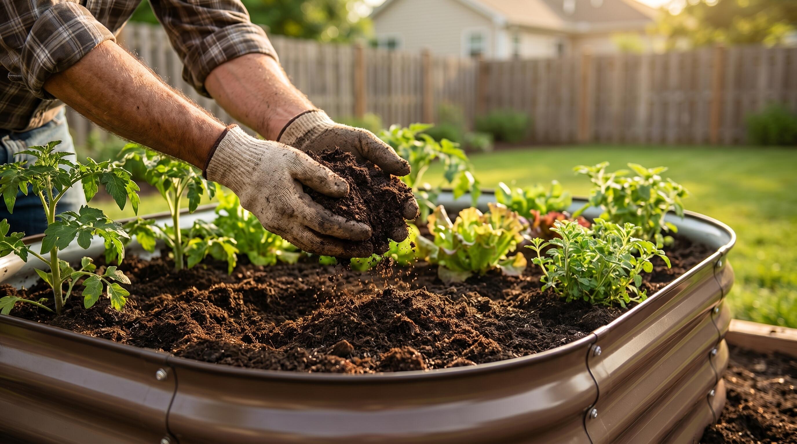 How to Refresh and Rebuild Raised Garden Bed Soil Each Year for Maximum Yields