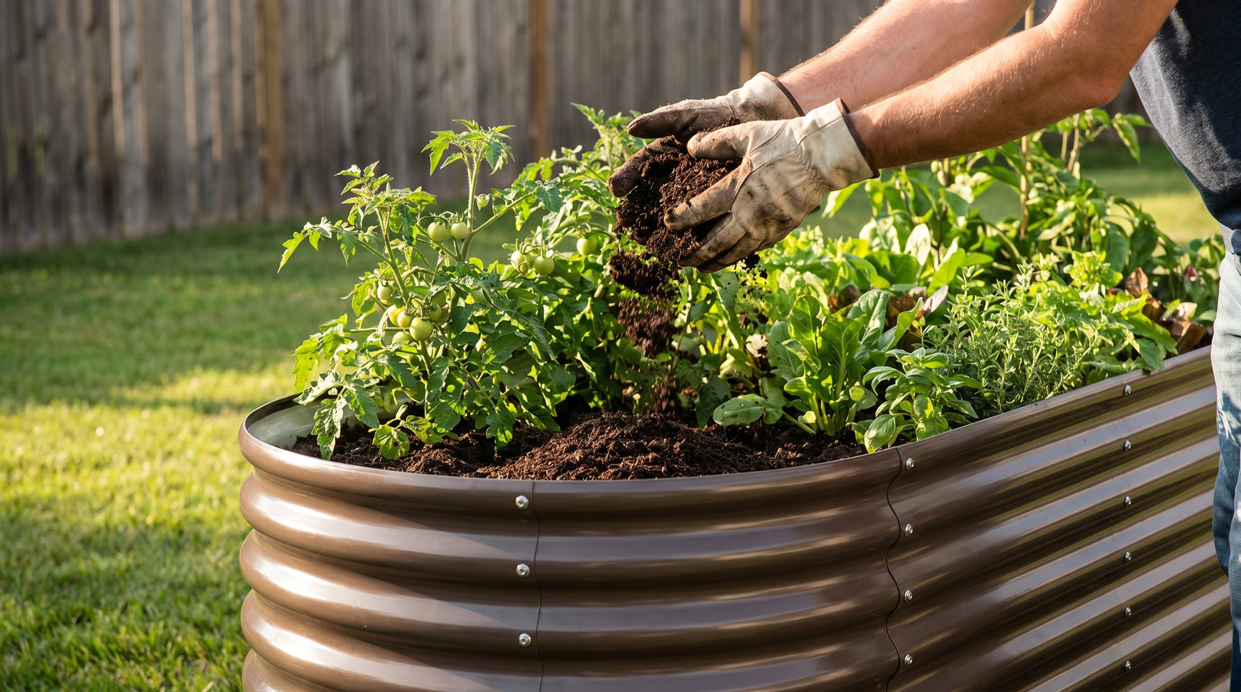Building Soil Fertility in Raised Beds: A Mid-Season Composting Action Plan