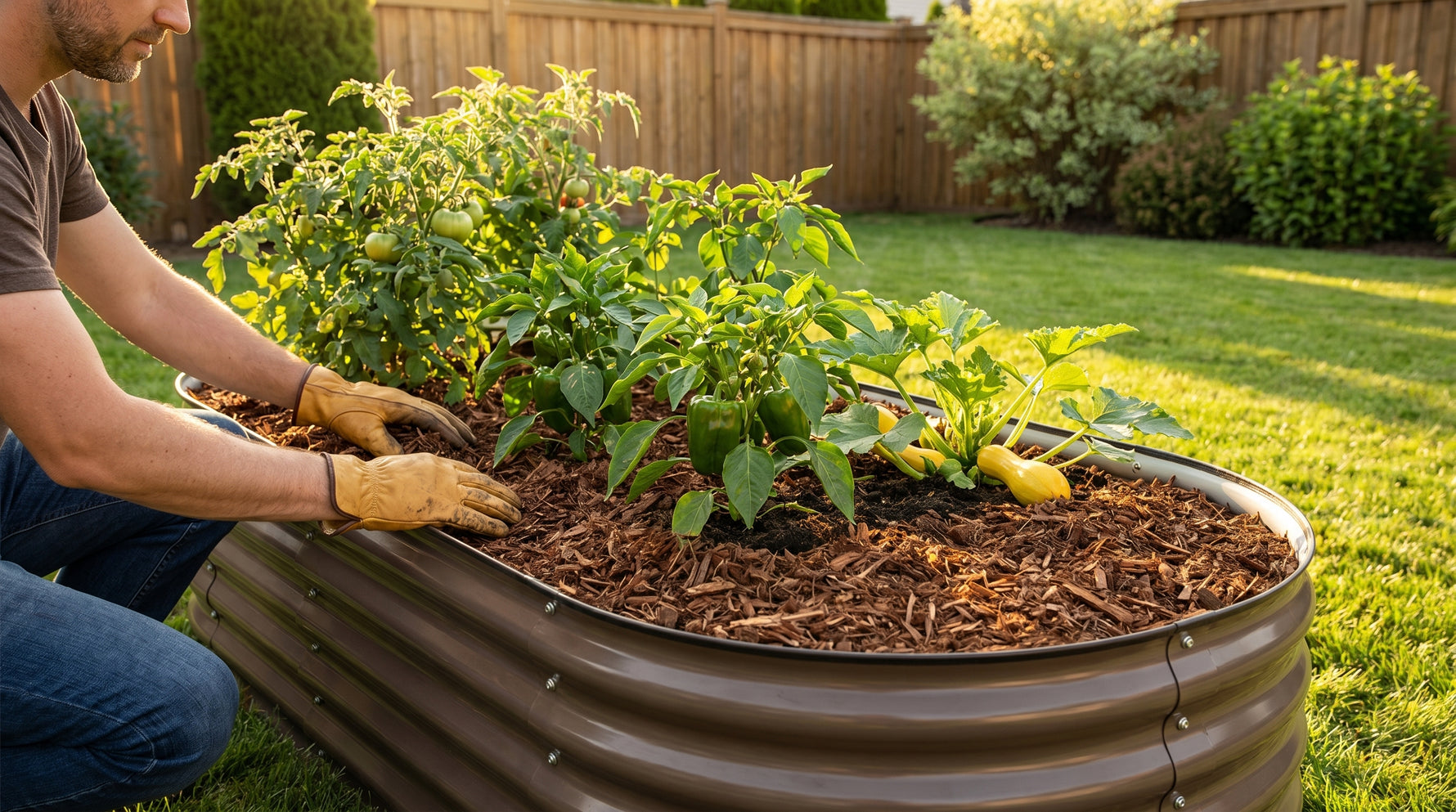 How to Use Mulch to Boost Raised Bed Soil Health This Summer