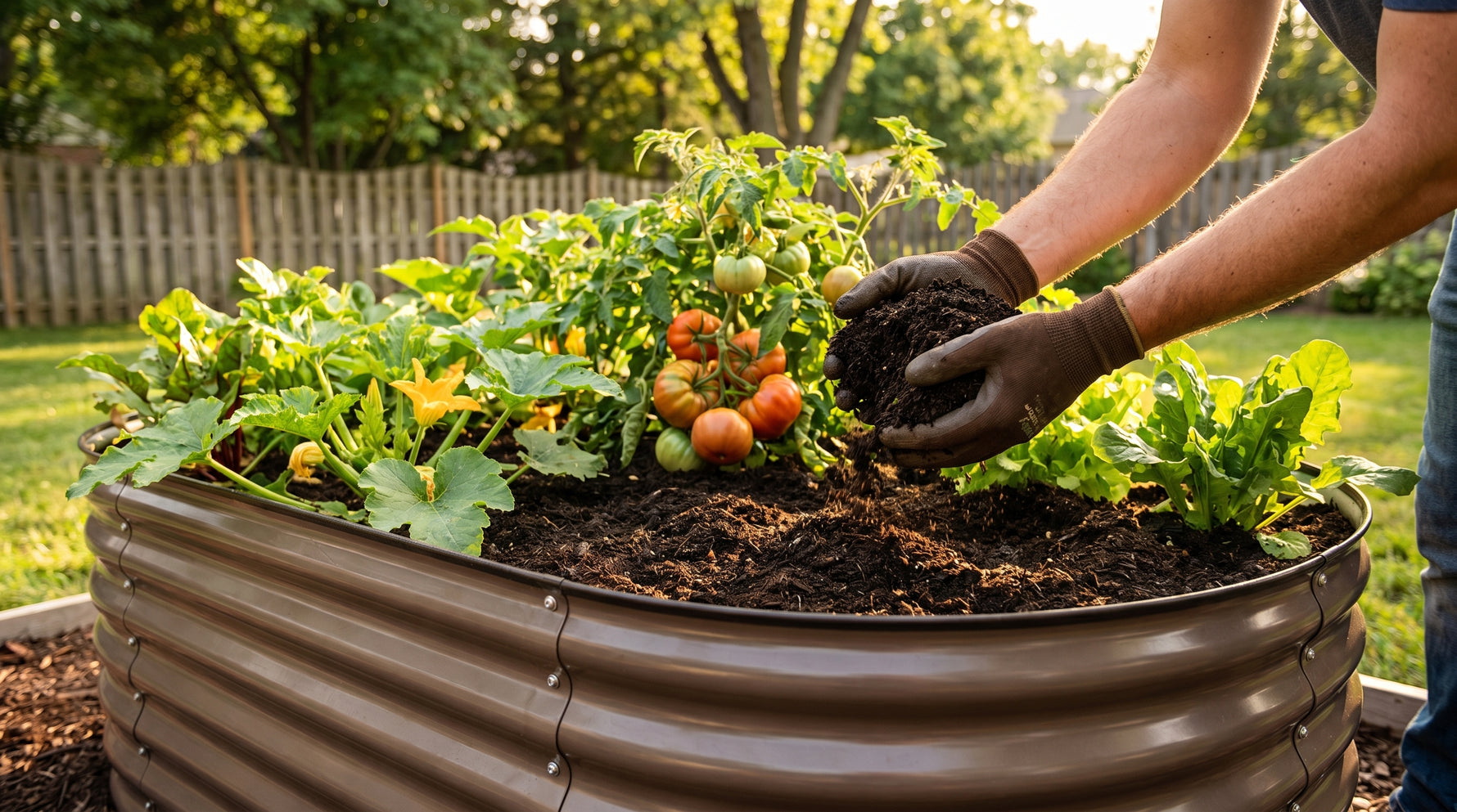 How to Top-Dress Your Raised Garden Bed Soil Mid-Season for Better Yields