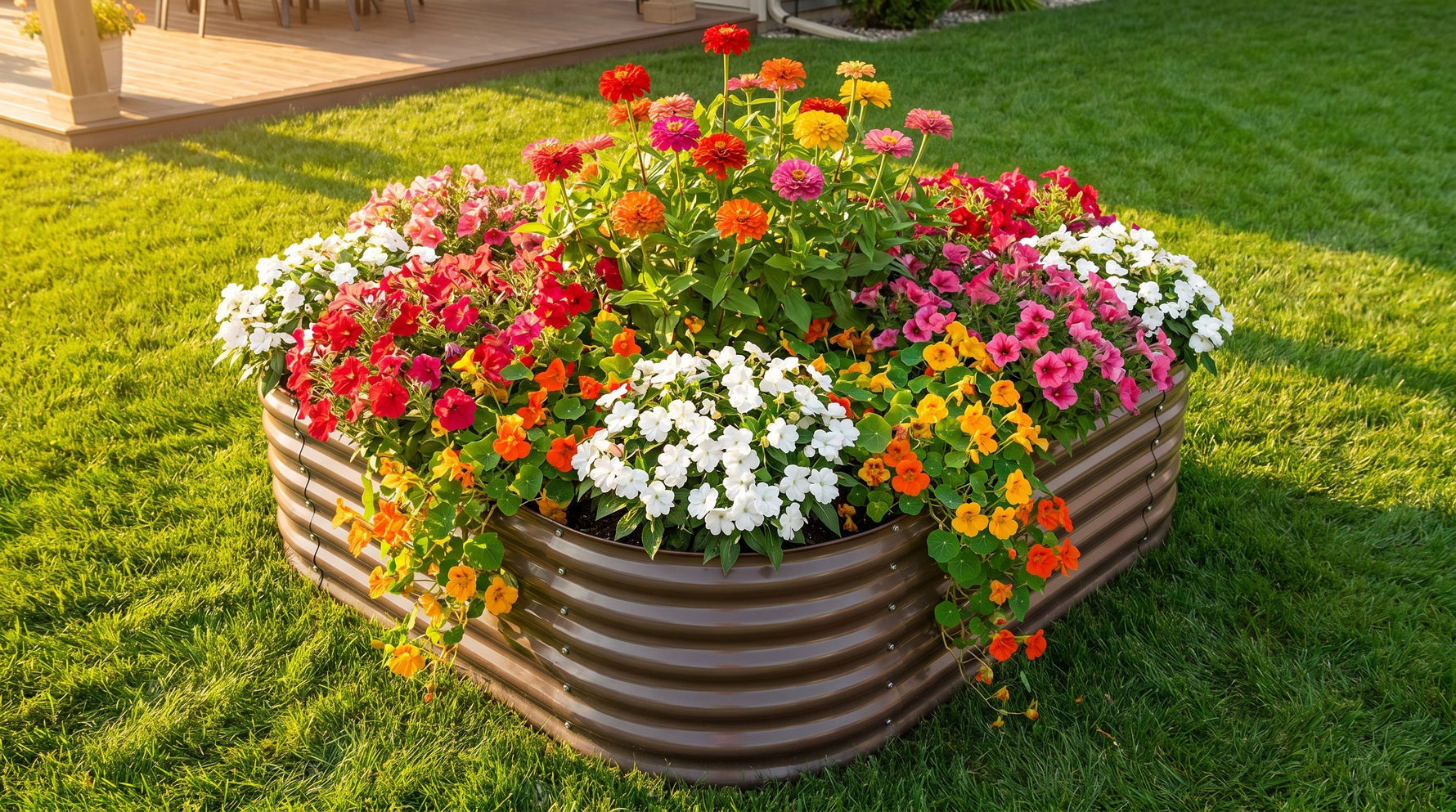 Heart-Shaped Raised Garden Beds: A Unique Backyard Statement Piece for Summer