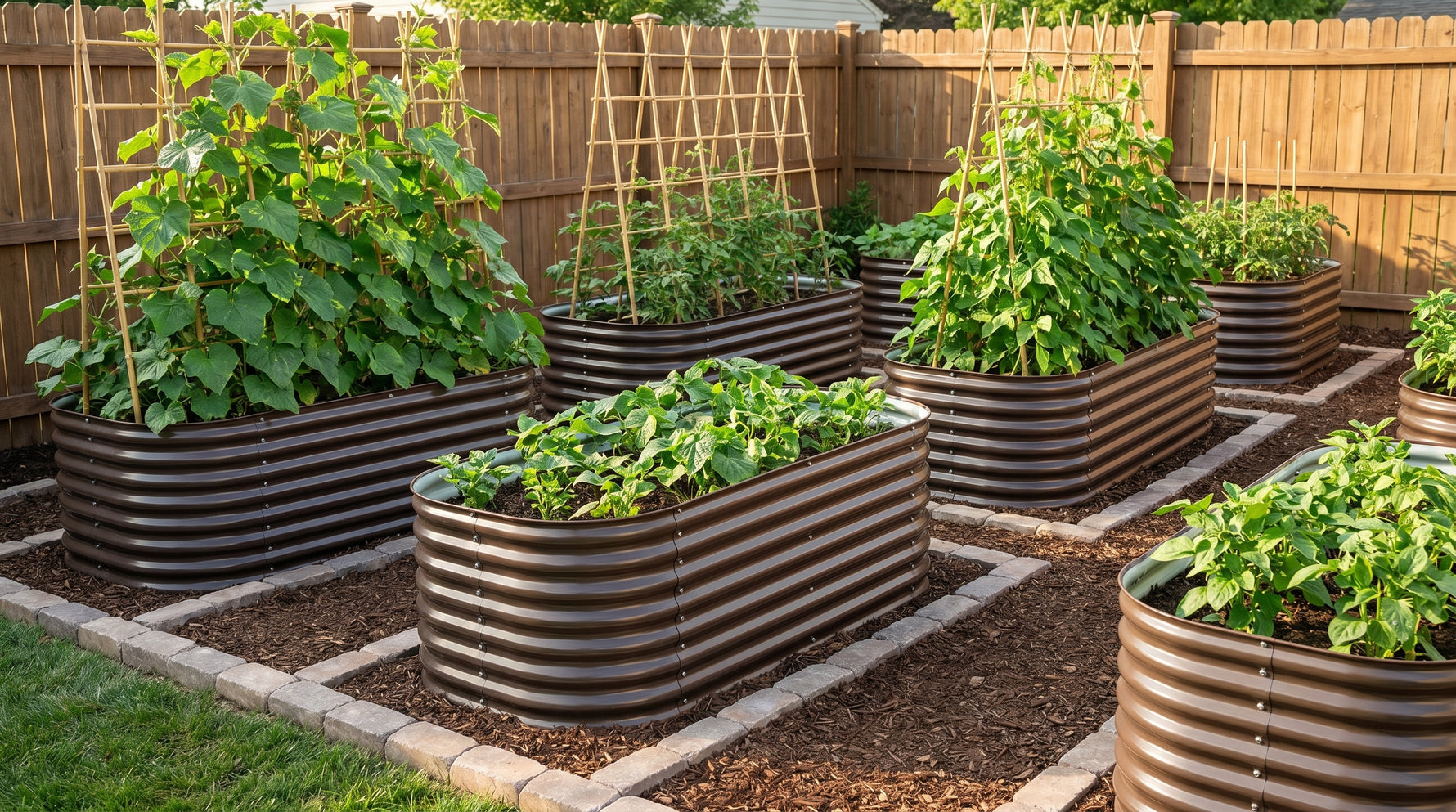 Easy Trellis and Edging Ideas to Beautify Your Garden Space This June