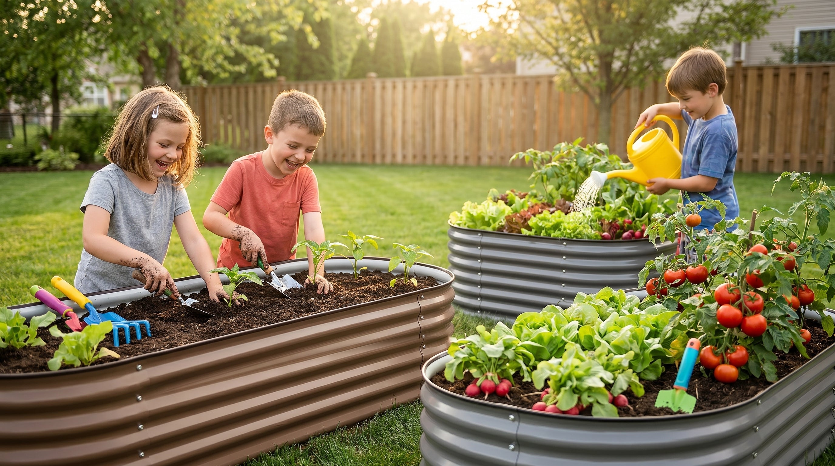 Best Colorful Raised Garden Beds for Kids: Making Growing Food Fun