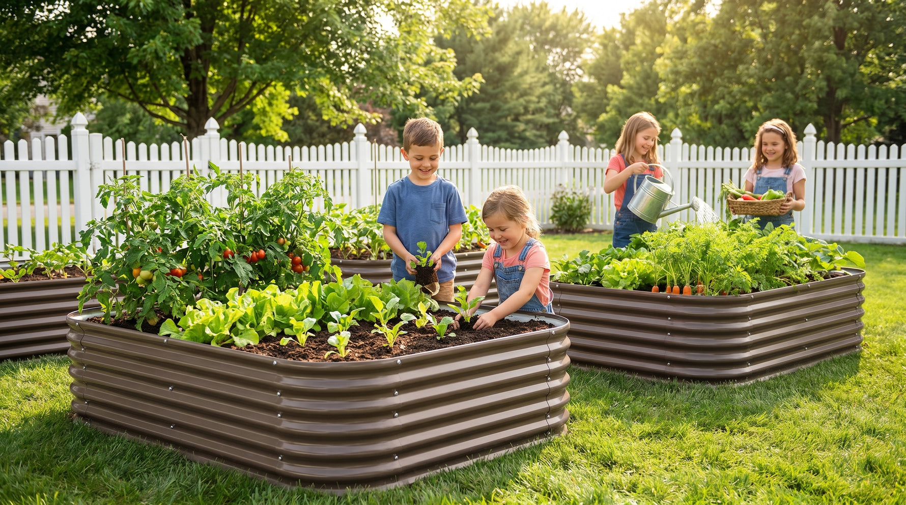 Best Colorful Raised Garden Beds for Kids: Making Growing Food Fun