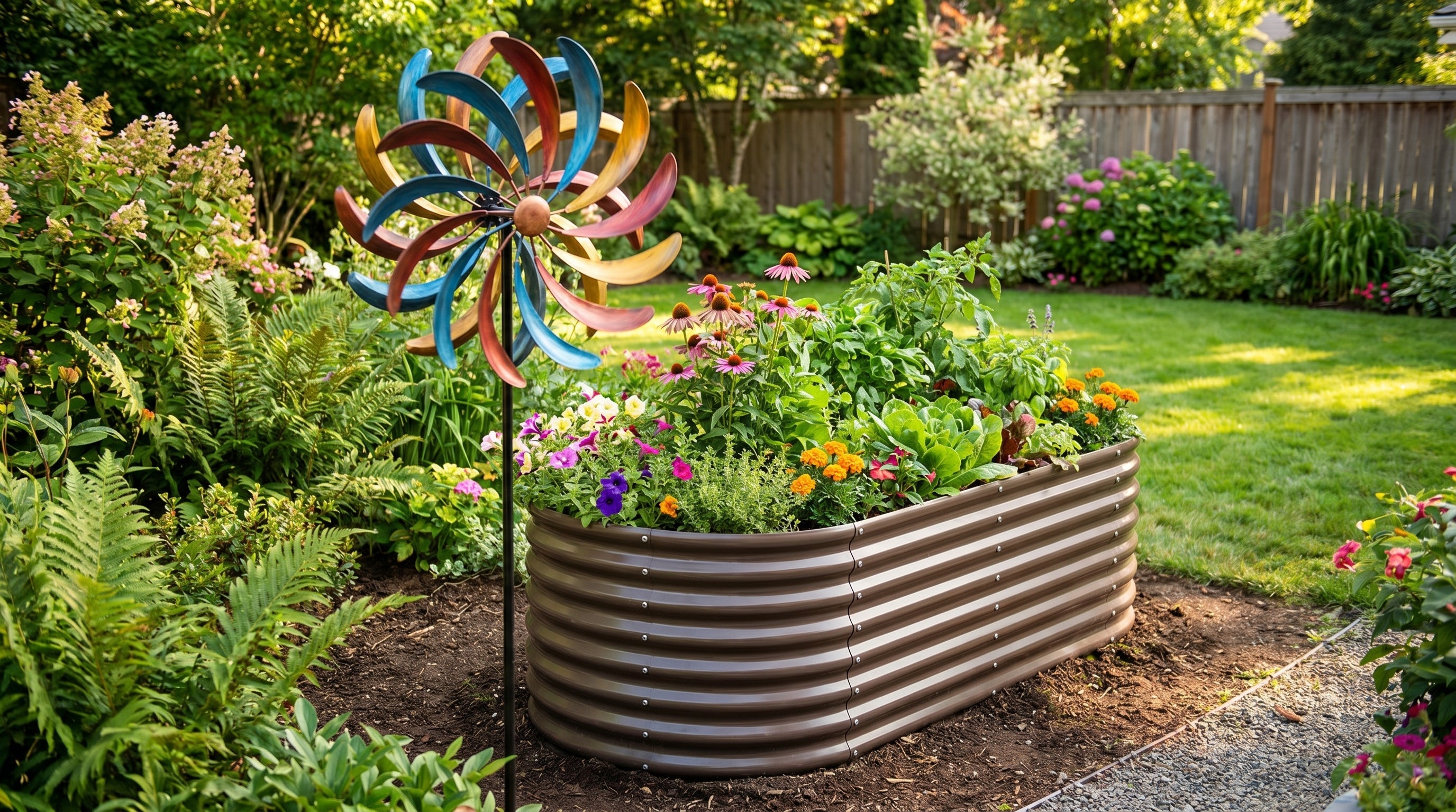 How Kinetic Wind Spinners Add Year-Round Movement and Art to Outdoor Spaces