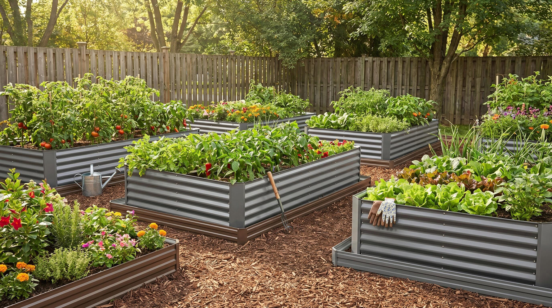 How to Use Garden Edging to Keep Weeds Out of Your Raised Beds
