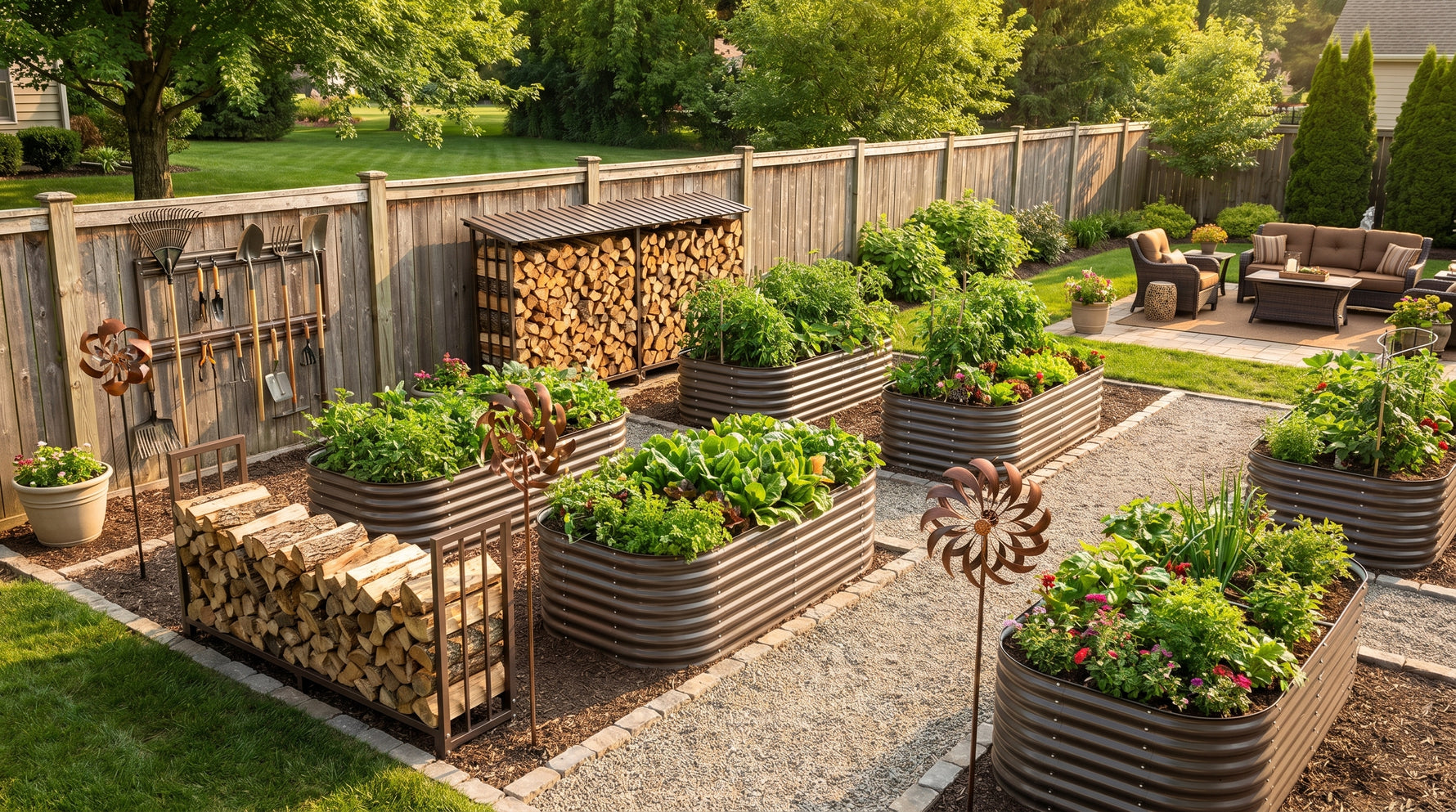 Organizing Your Outdoor Storage This Summer: From Firewood Racks to Garden Tools
