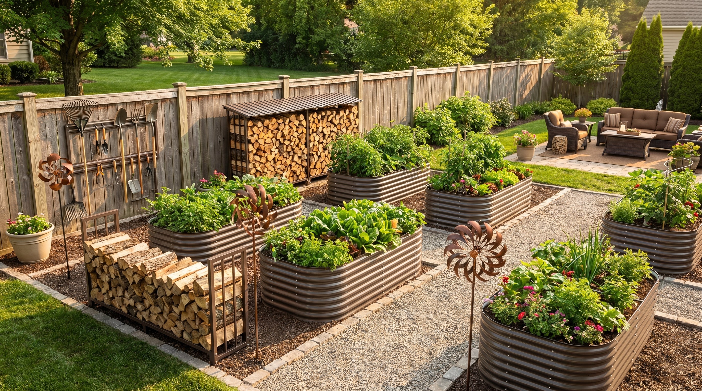 Organizing Your Outdoor Storage This Summer: From Firewood Racks to Garden Tools
