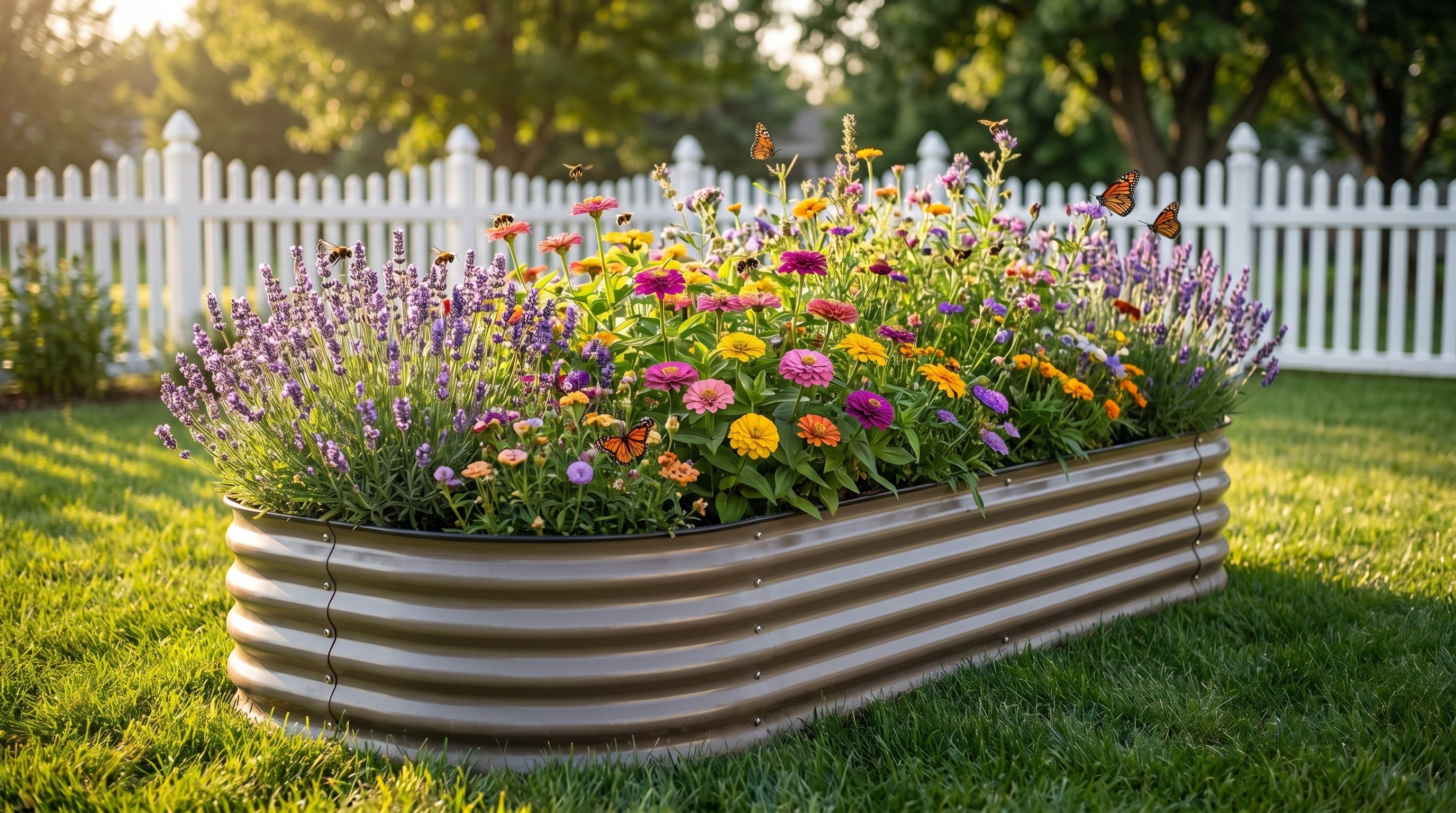 Best Flowers to Plant in a Raised Garden Bed for Pollinators