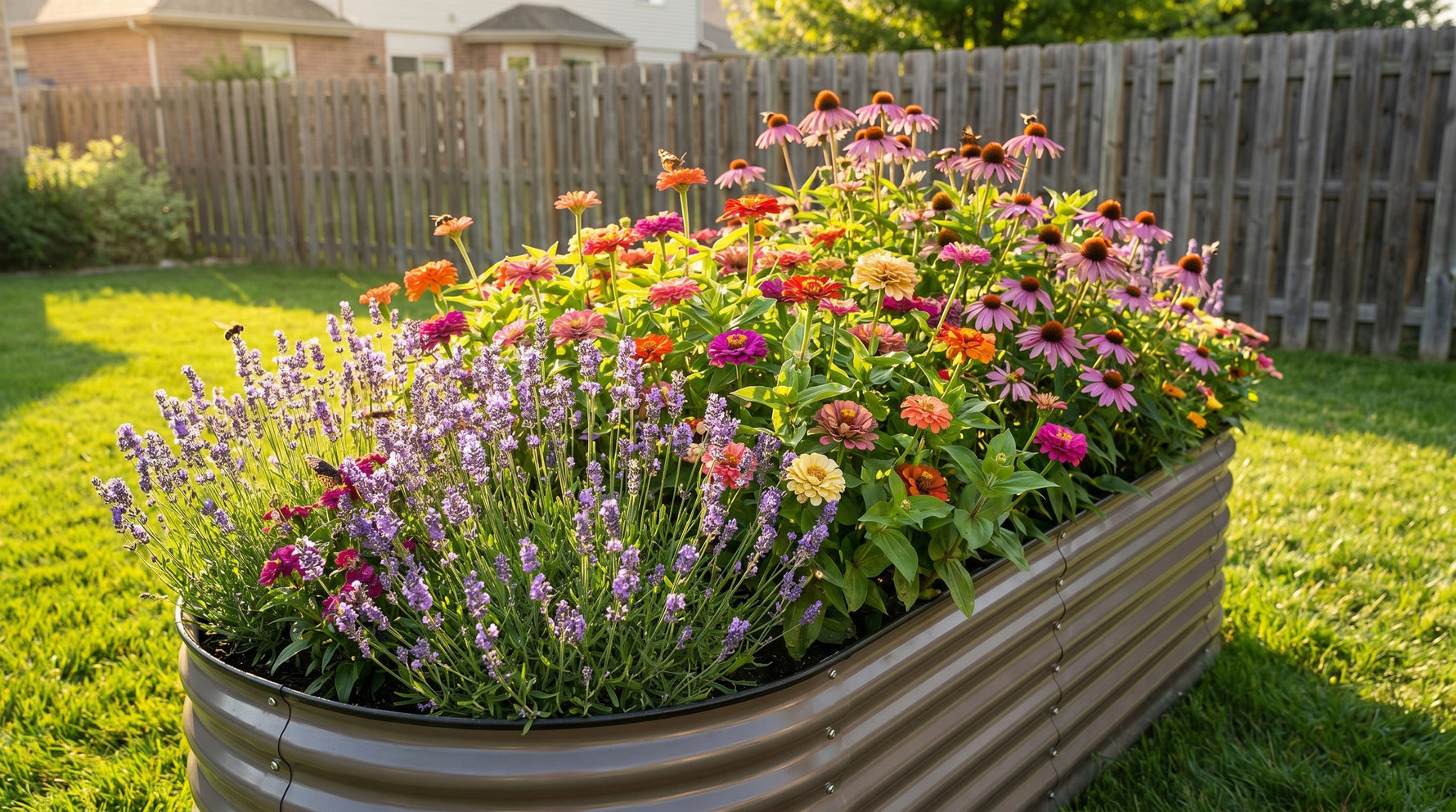 Best Flowers to Plant in a Raised Garden Bed for Pollinators This Summer