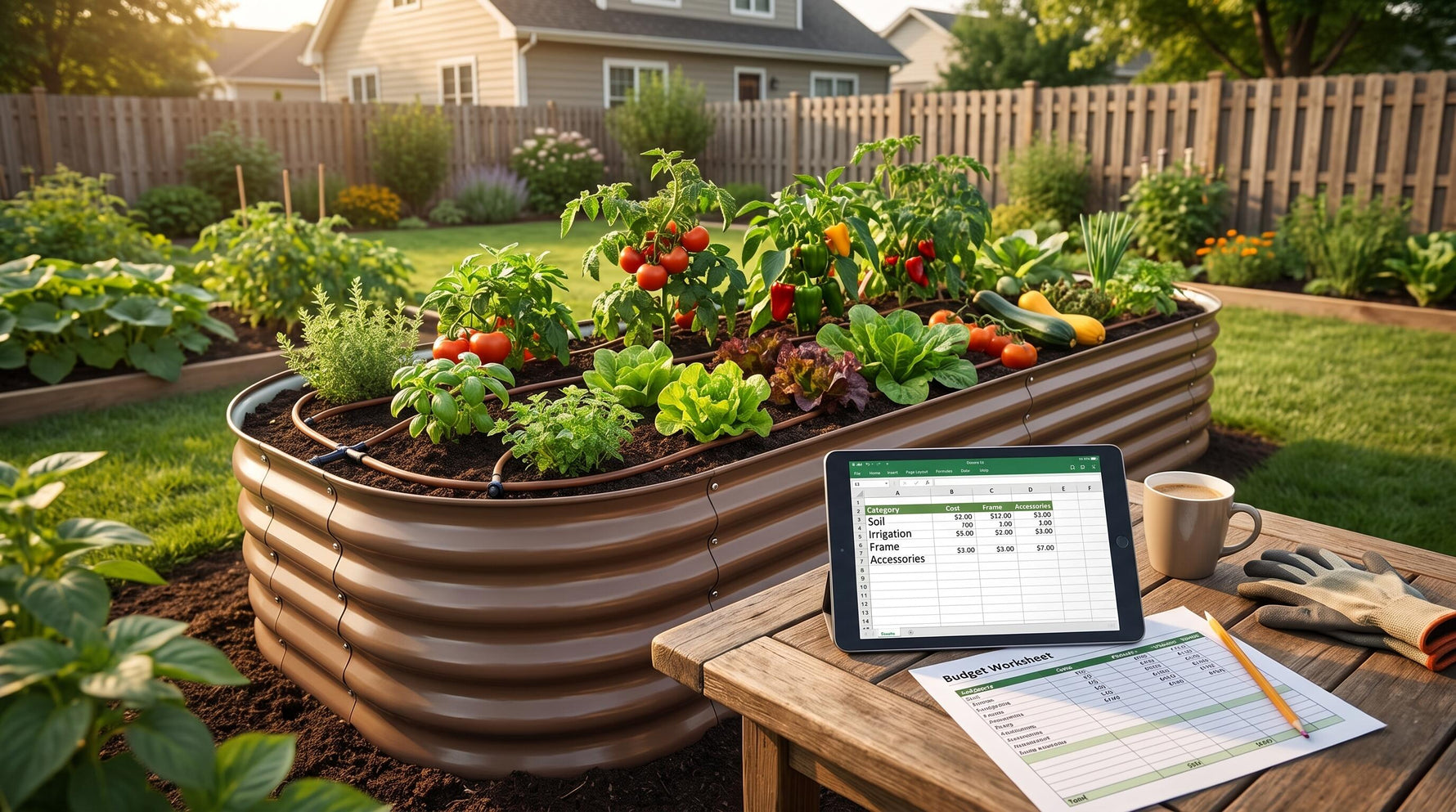 Raised Garden Bed Budget Calculator: Estimating Real Costs Before You Buy