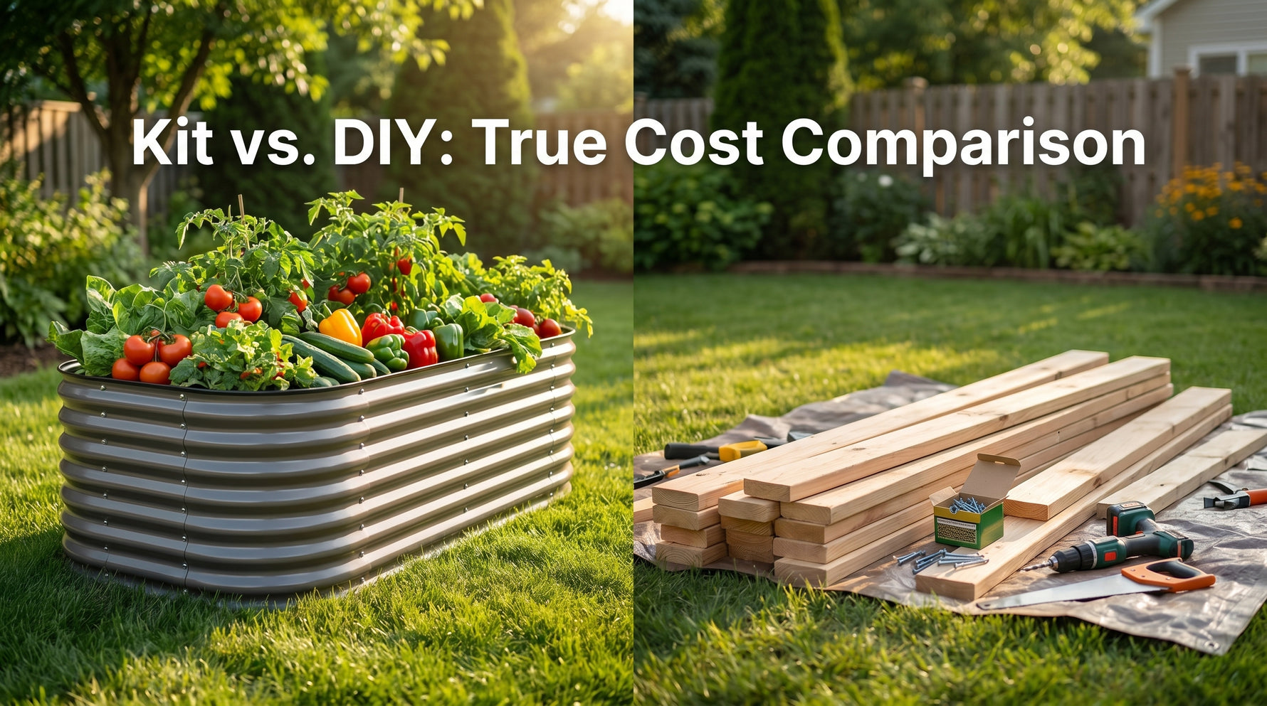 Raised Garden Bed Kits vs. DIY Build: A Real Cost Comparison for This Summer