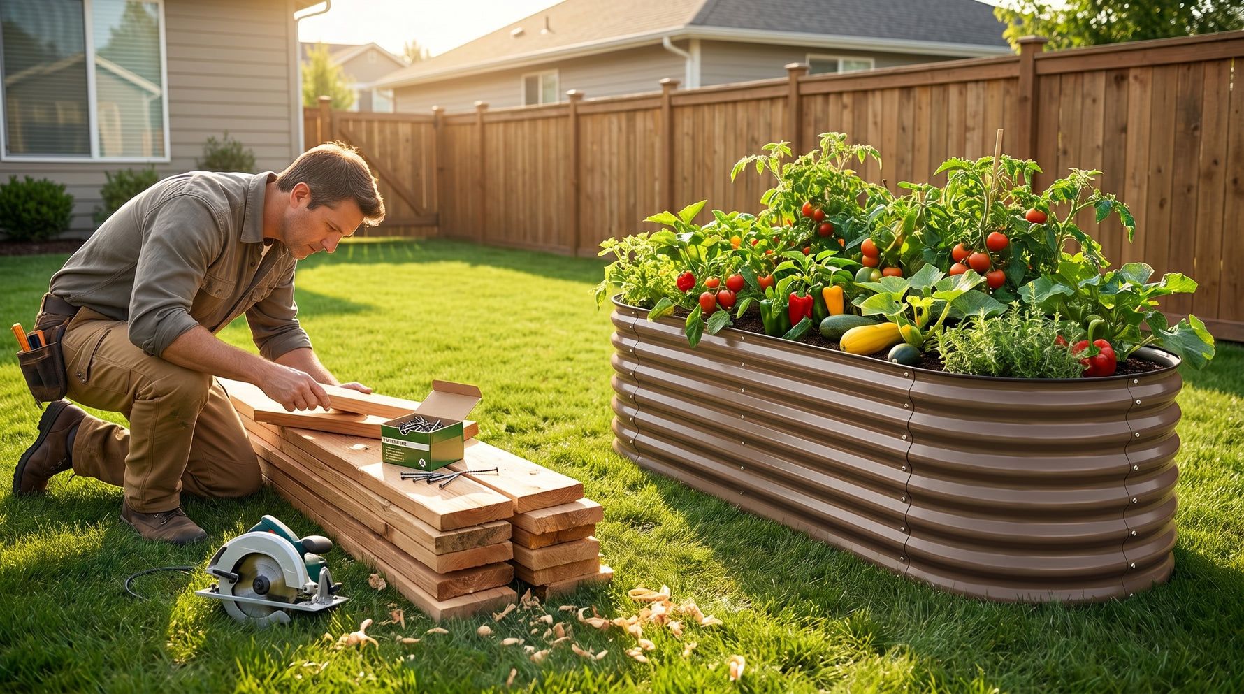 Raised Garden Bed Kits vs. DIY Build: A Real Cost Comparison