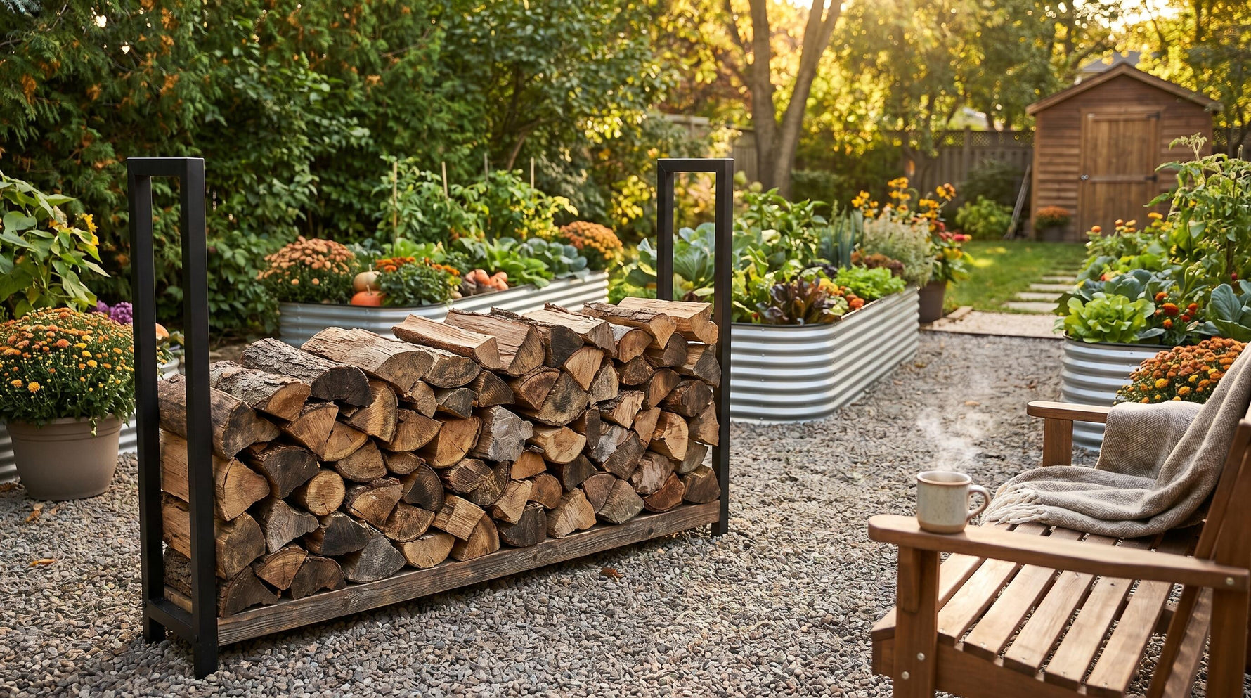 Firewood Log Rack Ideas: Organizing Your Outdoor Space This Season