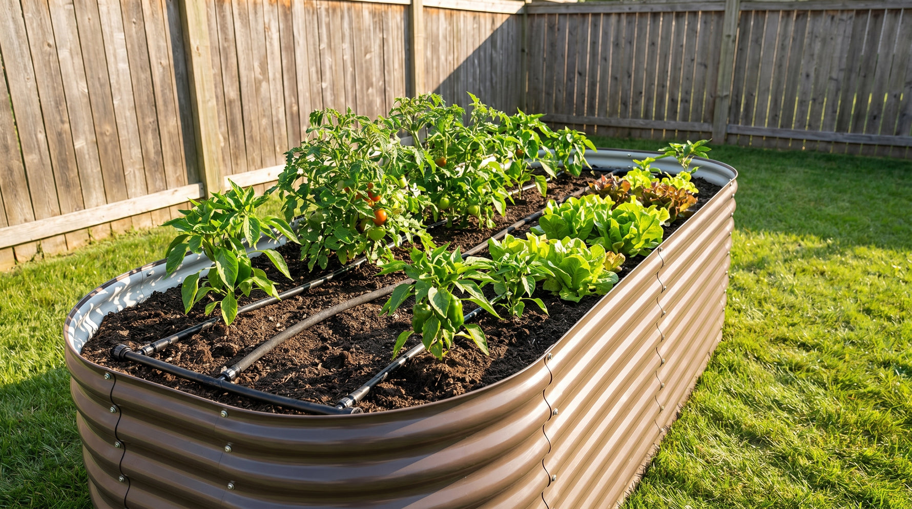 Soaker Hose vs. Drip Irrigation: Which Is Better for Metal Raised Beds?