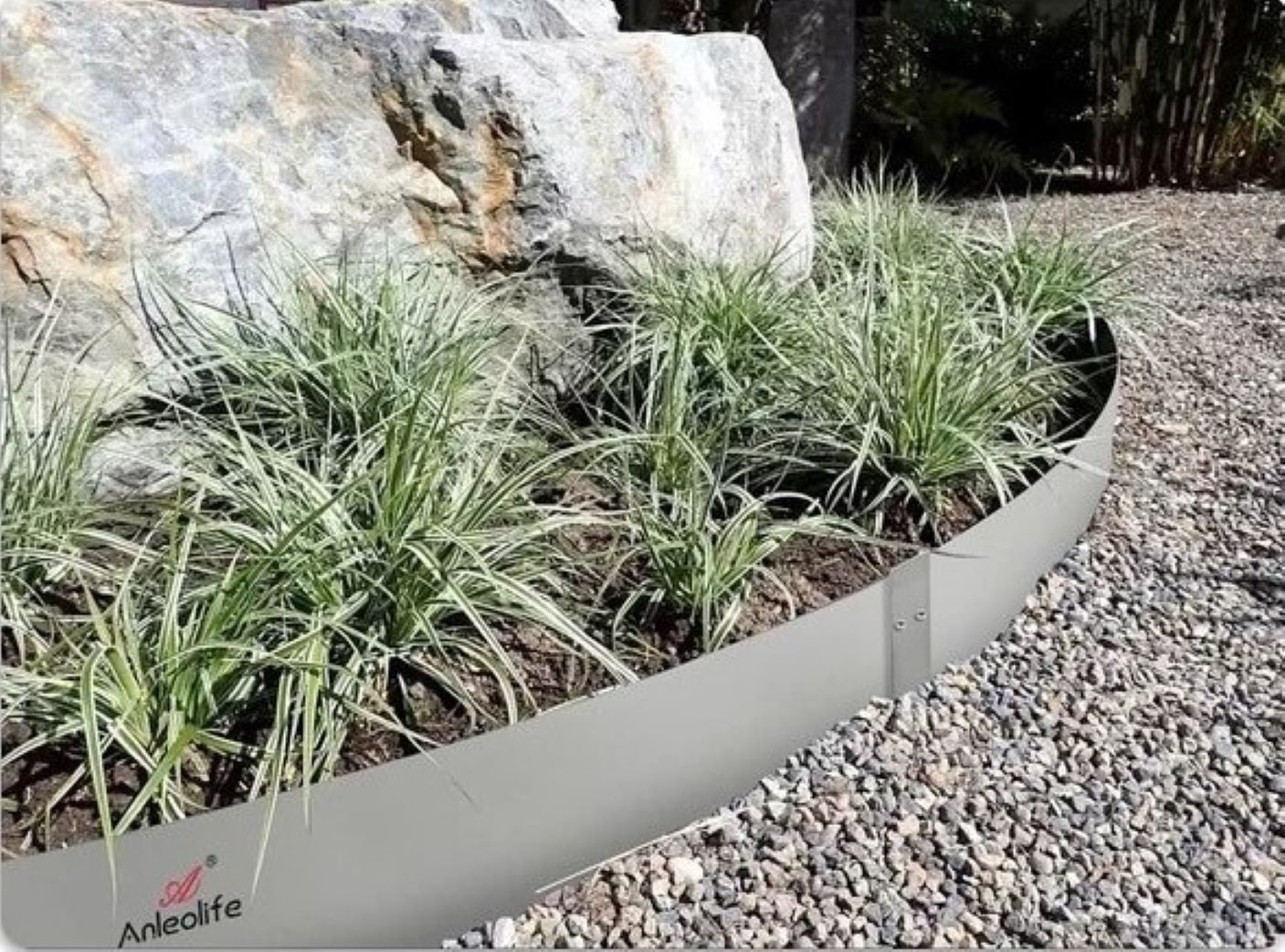 Galvanized Steel Garden Edging - Anleolife