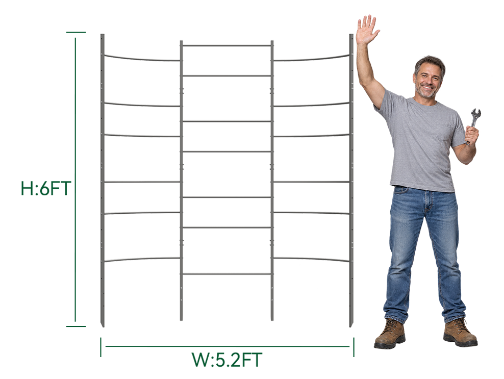 Garden arch trellis dimensions