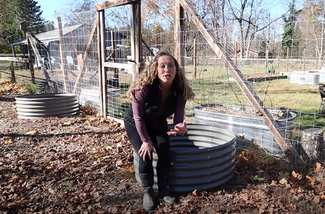 18" Tall 48" Wide Galvanized Steel Raised Garden Beds (Set of 2) - Anleolife 